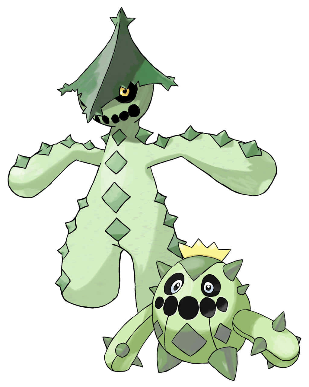 Cacnea And Cacturne Hd Background