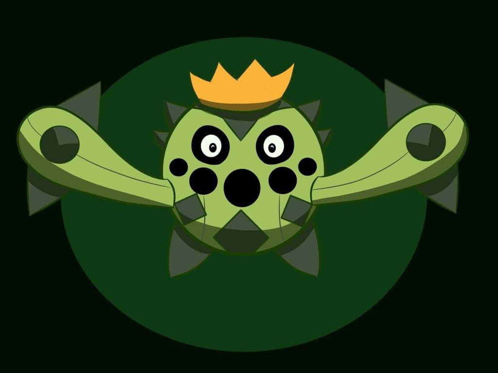 Cacnea Green And Black Art