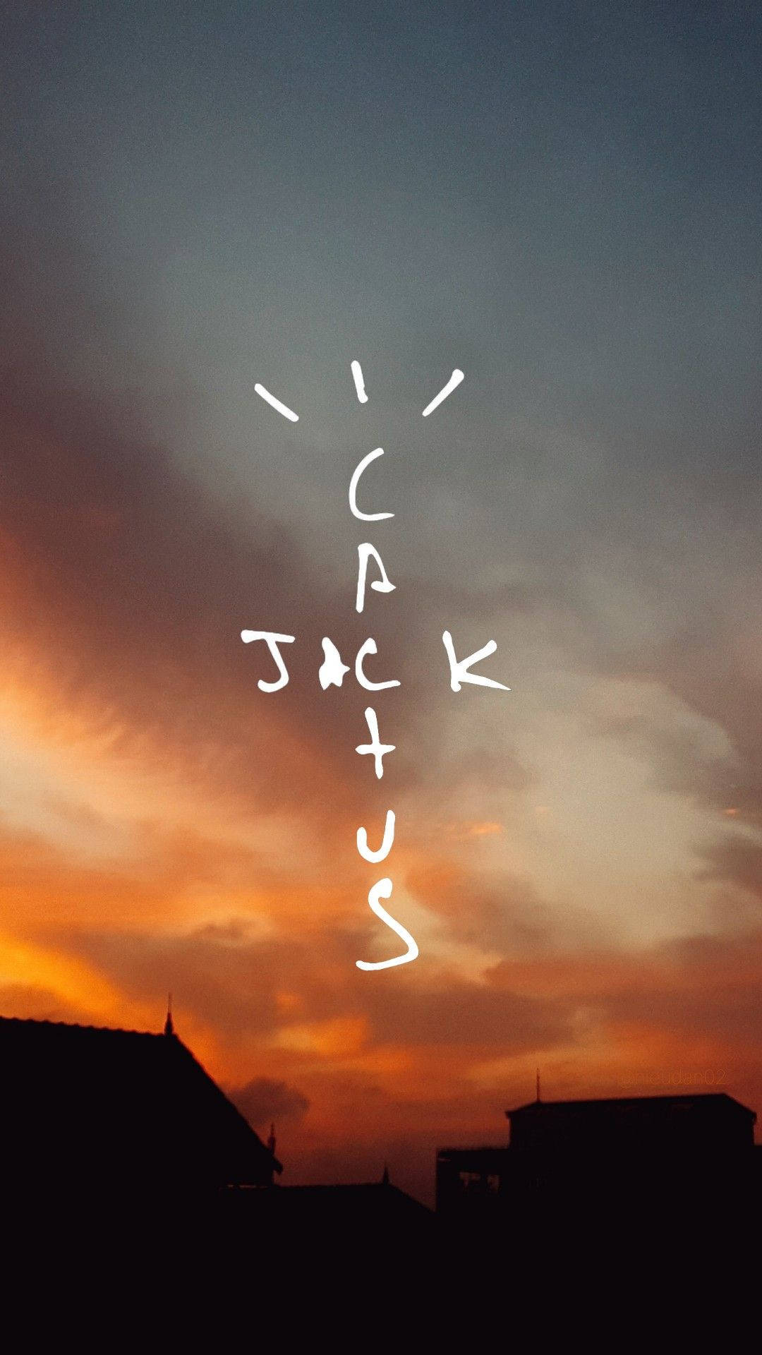 Cactus Jack And Sunset Background