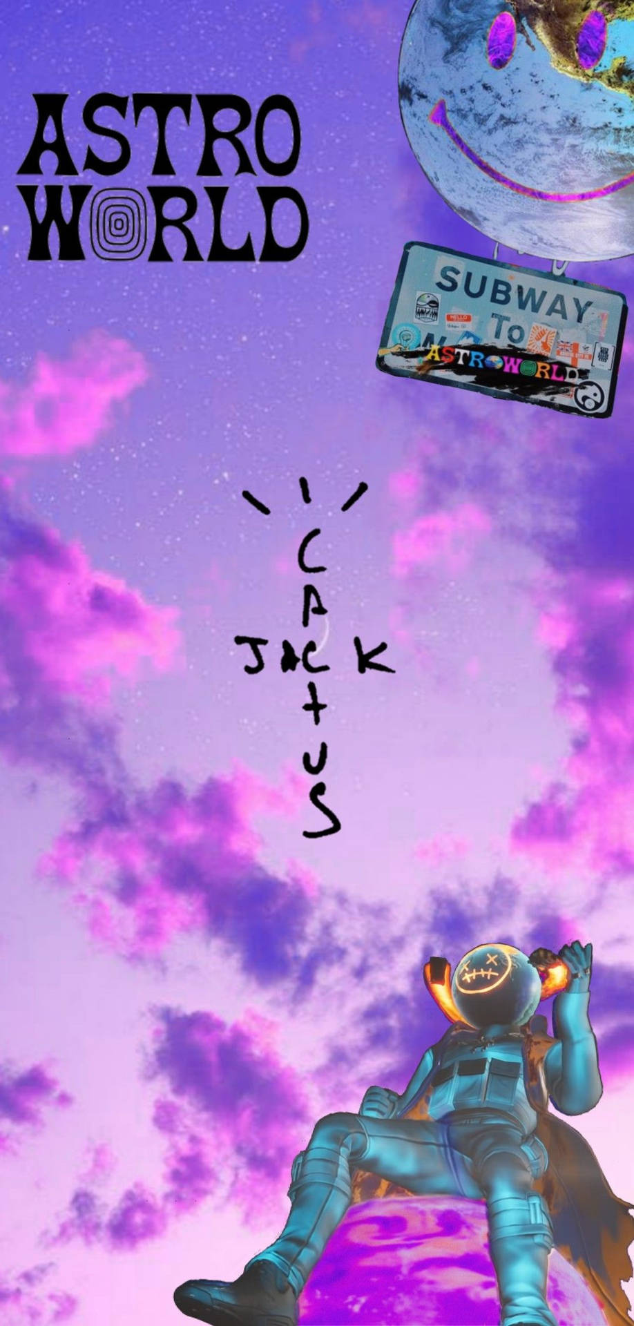 Cactus Jack Astroworld Album Background