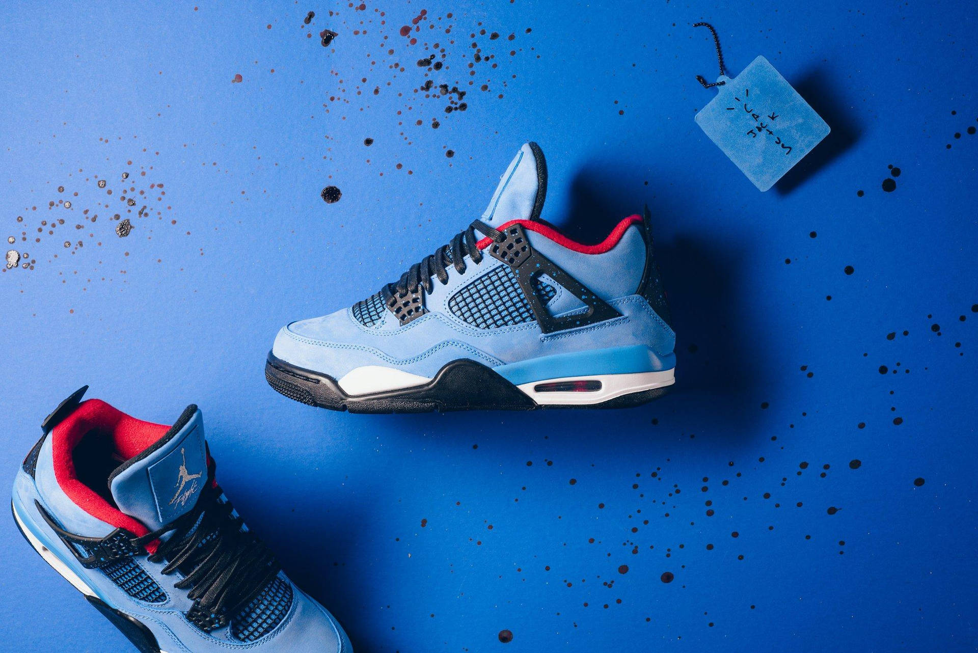 Cactus Jack Travis Scott Jordan 4 Blue Aesthetic