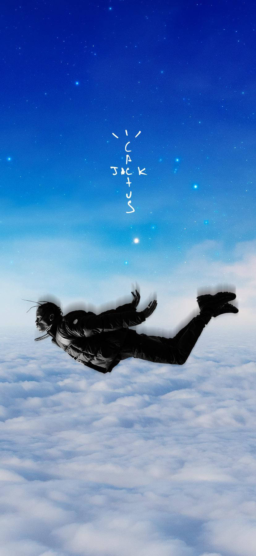 Cactus Jack Travis Scott Skydiving Background