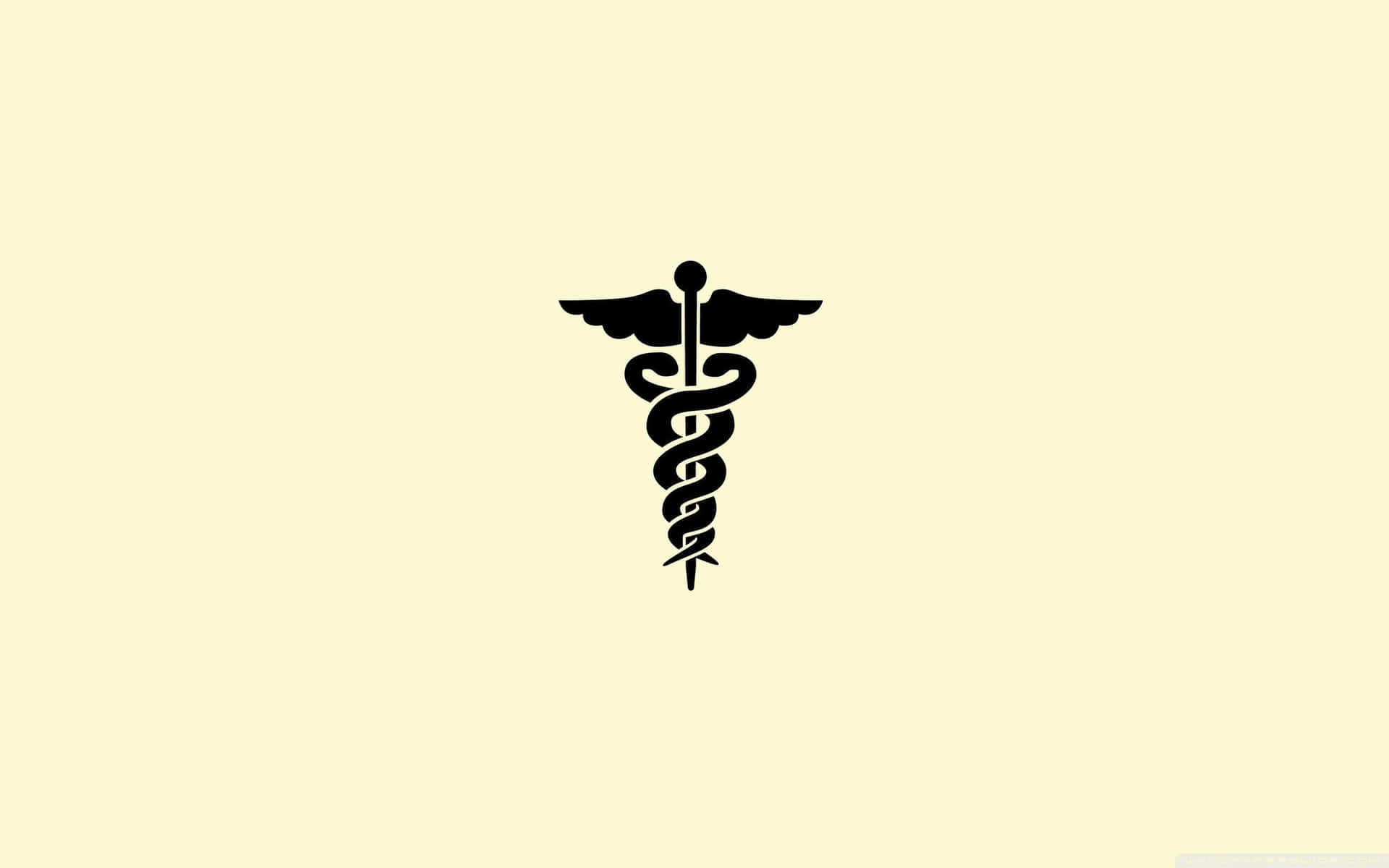 Caduceus Symbol Medical Logo Background