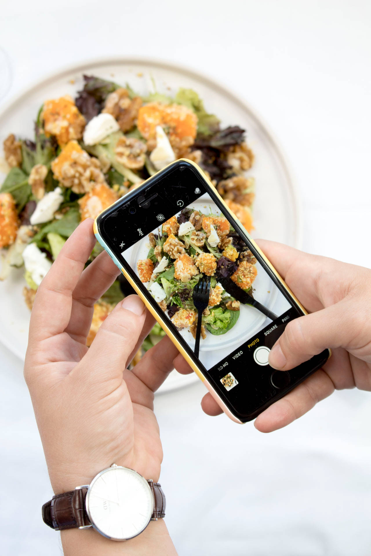 Caesar Salad Food Iphone Background
