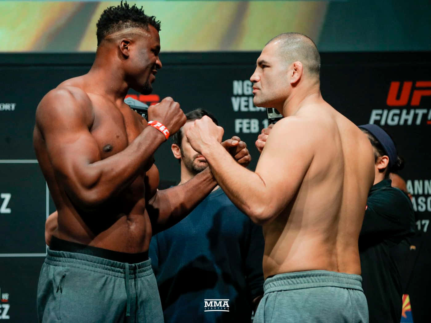 Cain Velasquez And Francis Ngannou 2019 Background