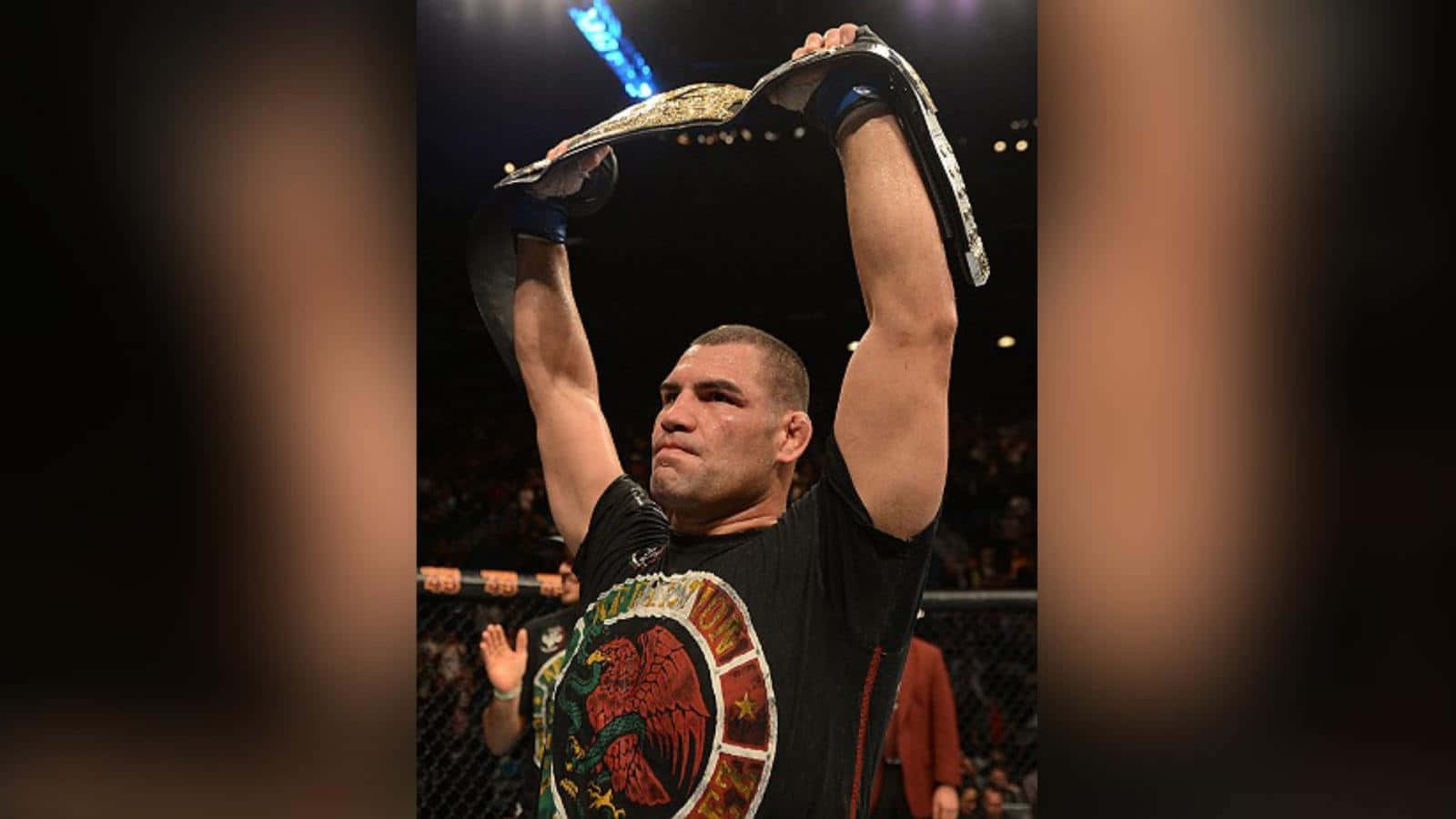 Cain Velasquez In Ultimate Fighting Championship Action Background