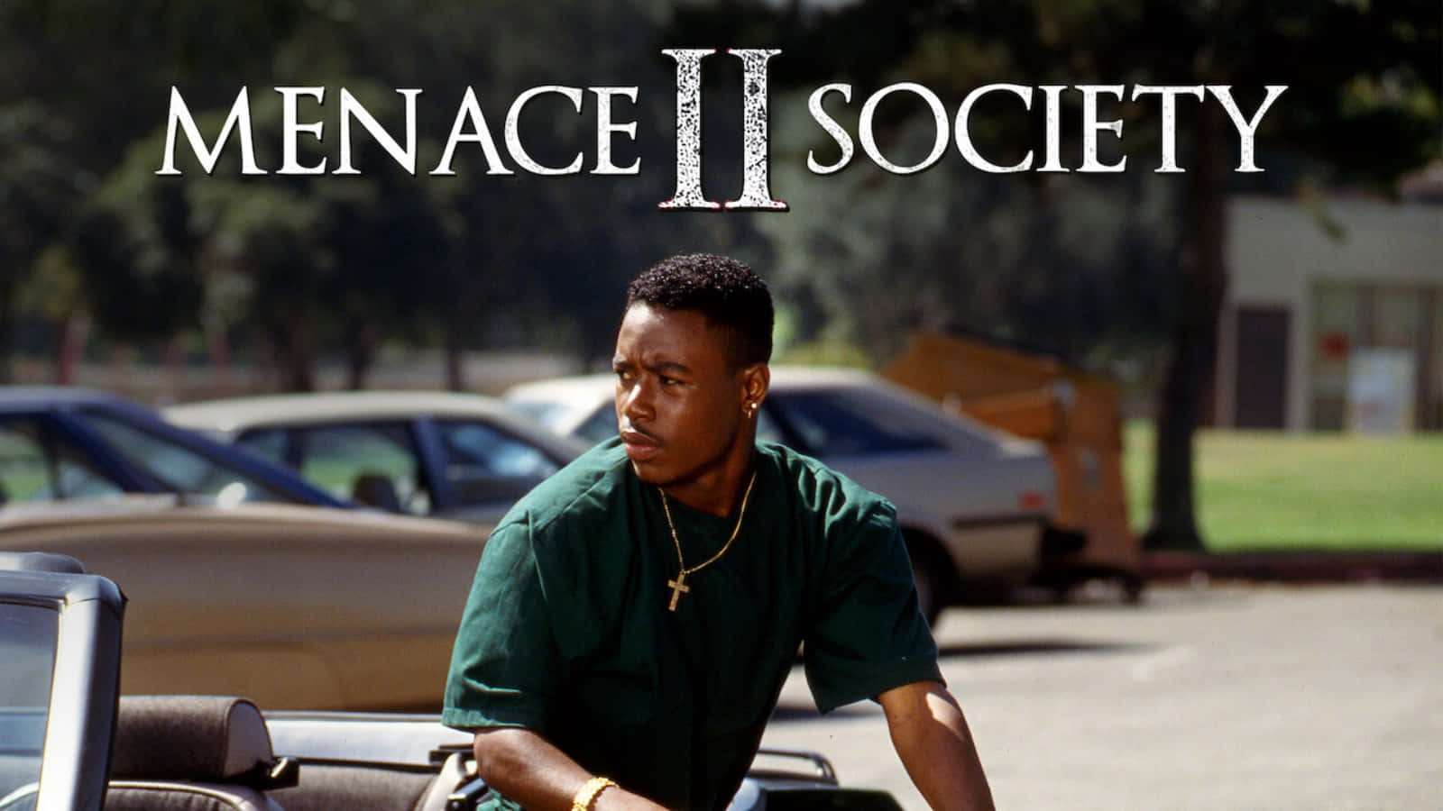 Caine And O-dog In Menace Ii Society Background