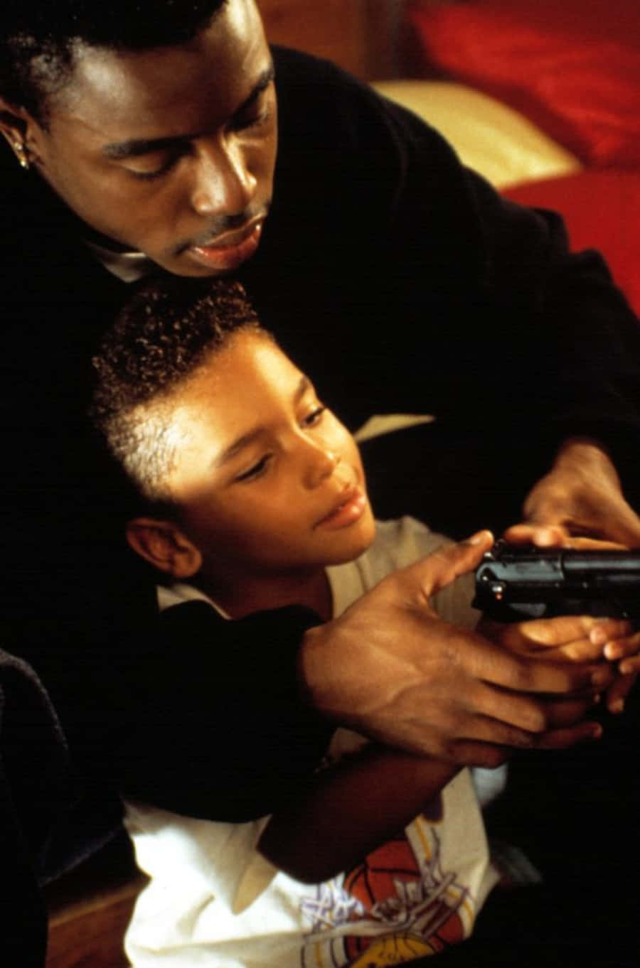 Caine And O-dog In Menace Ii Society Background