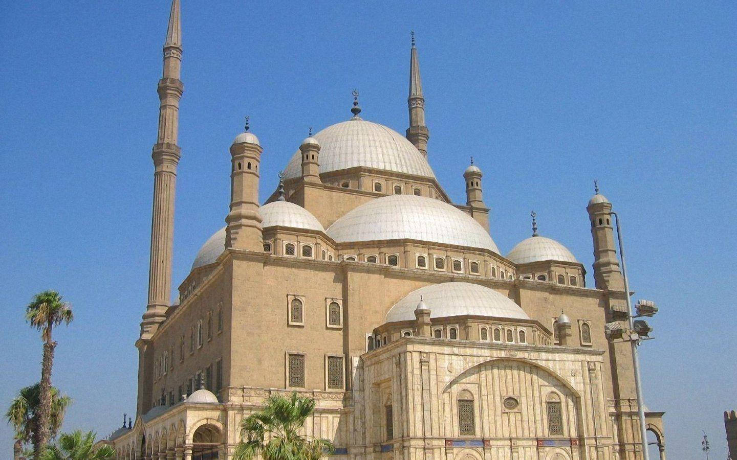 Cairo Alabaster Mosque Background