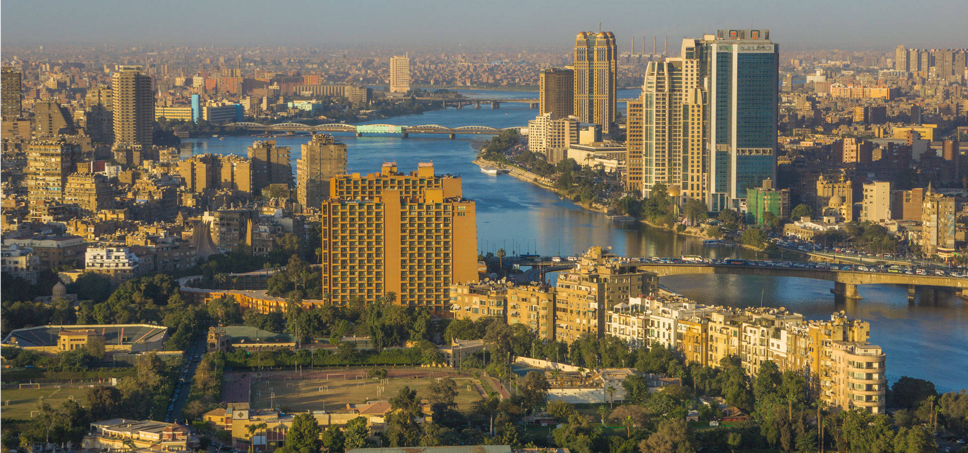 Cairo City Skyline Background