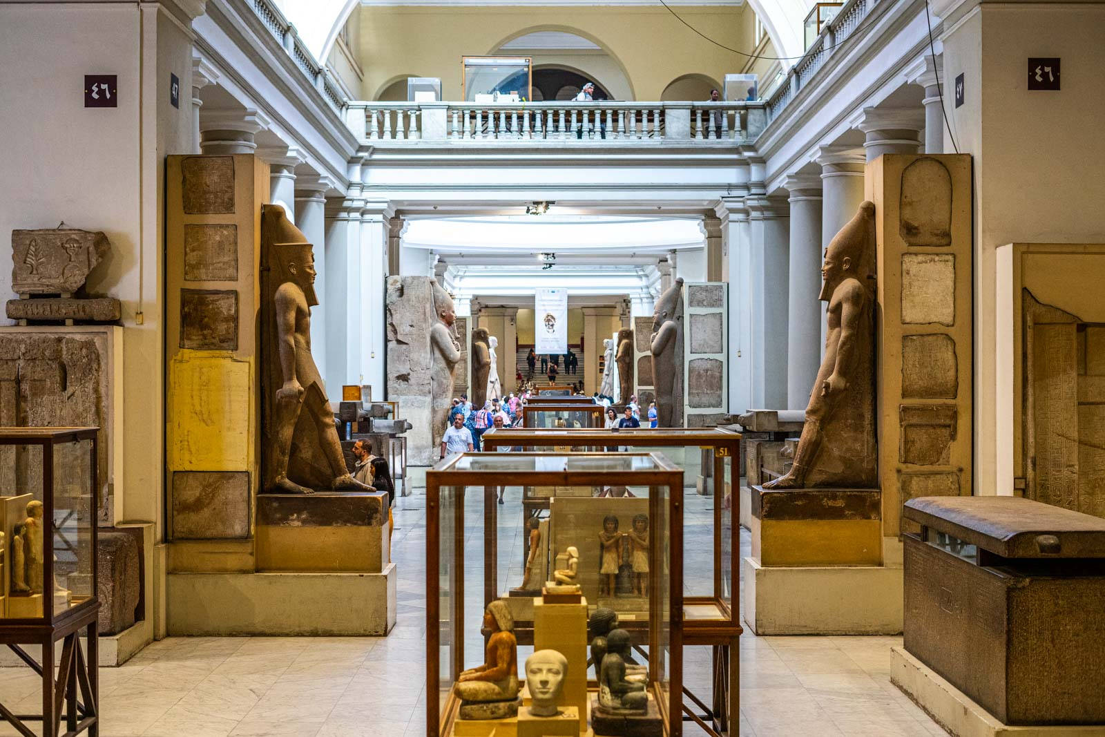 Cairo Egyptian Antiquities Museum Background