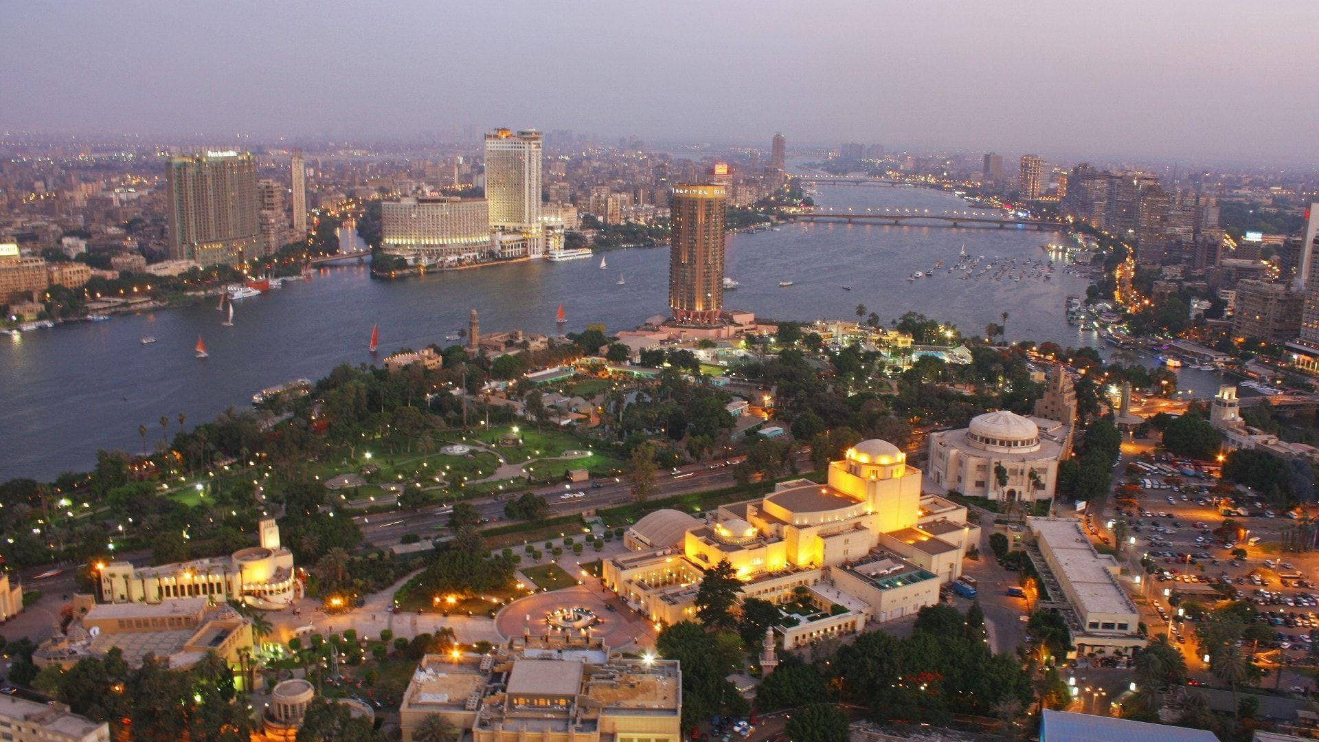 Cairo Geriza Island Landscape Background