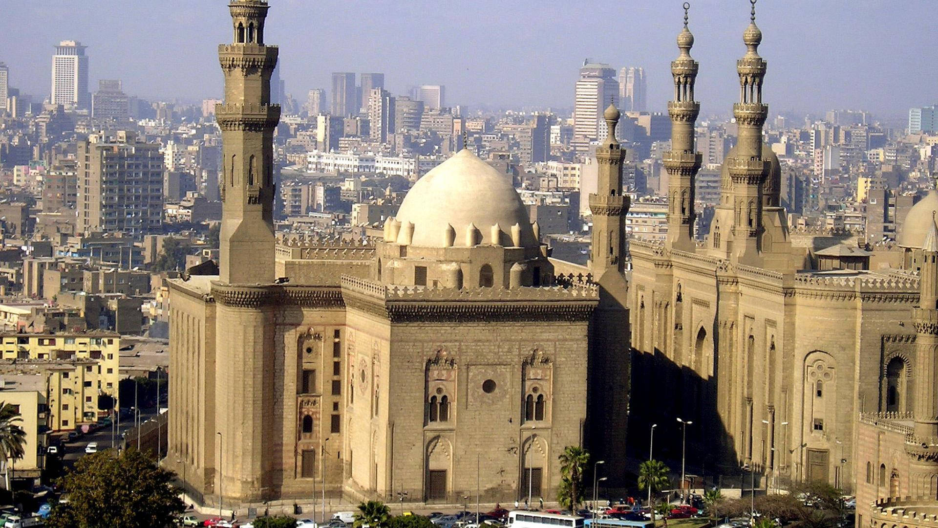 Cairo Sultan Hassan Islamic Mosque Background