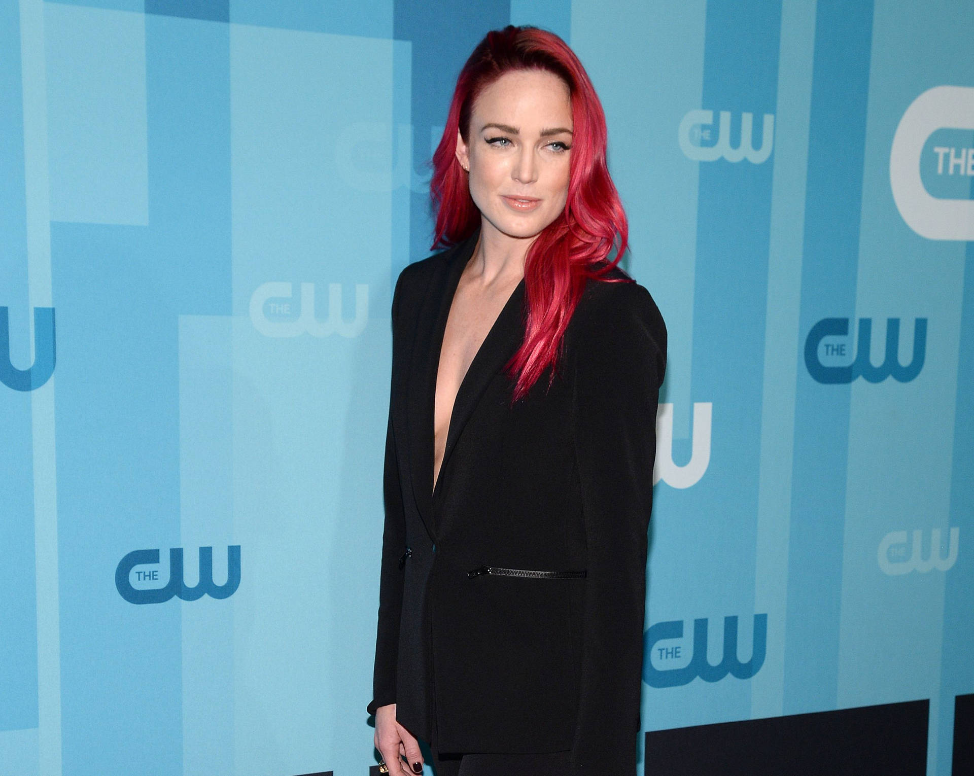 Caity Lotz Pink Hair