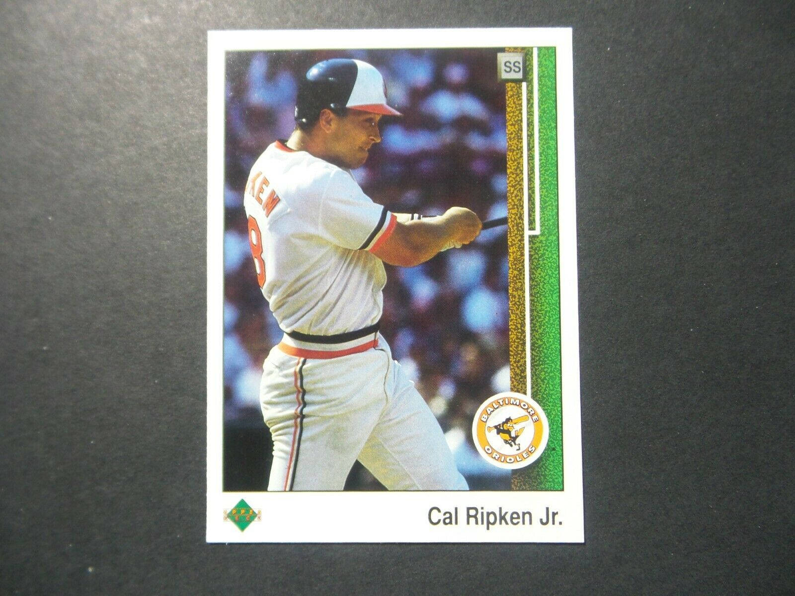 Cal Ripken Jr Vintage Baseball Card Background