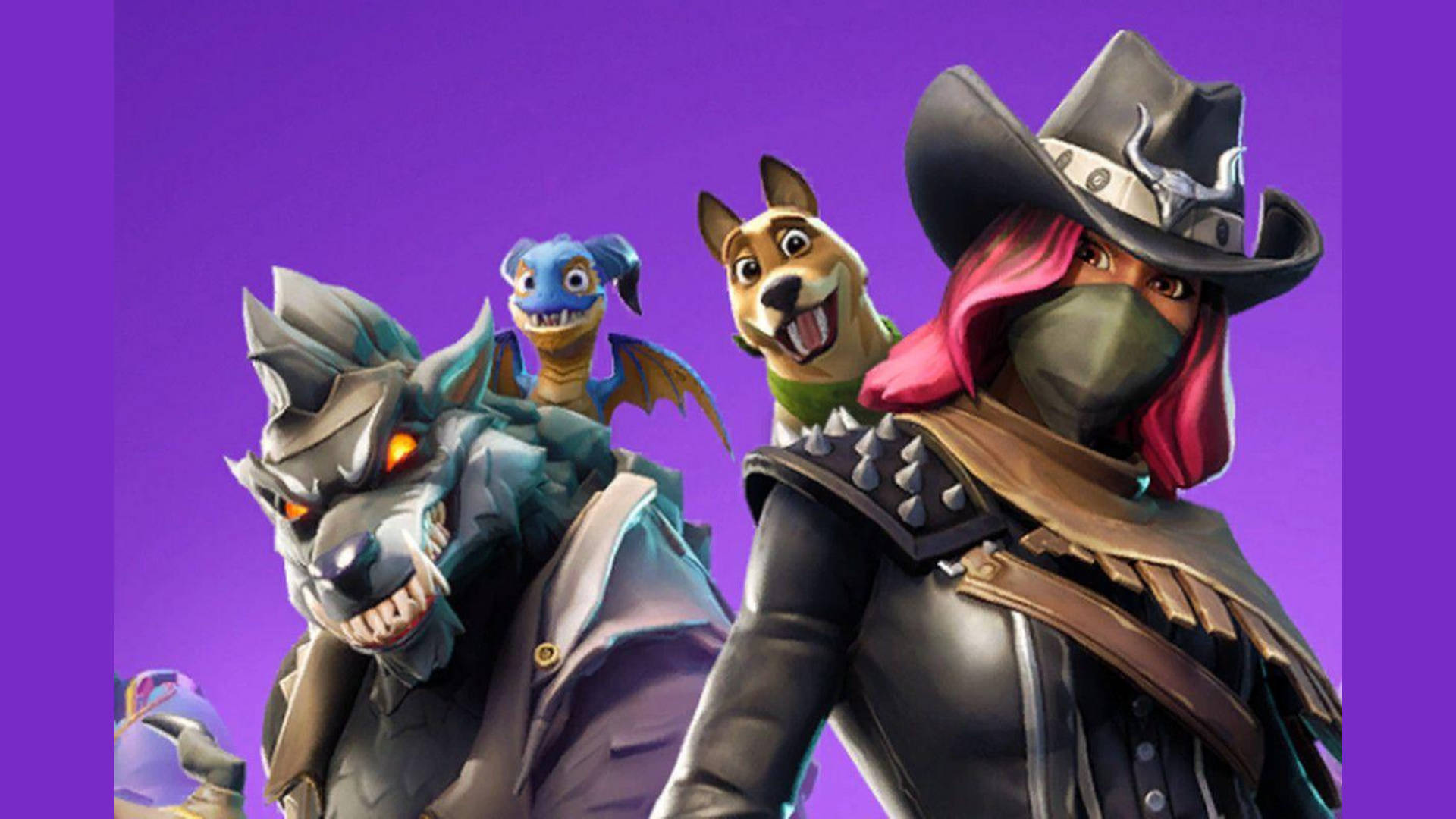 Calamity Fortnite And Dire Werewolf Background