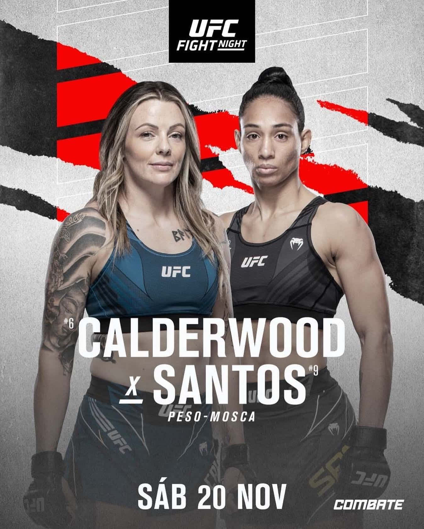 Calderwood Versus Taila Santos Poster Background