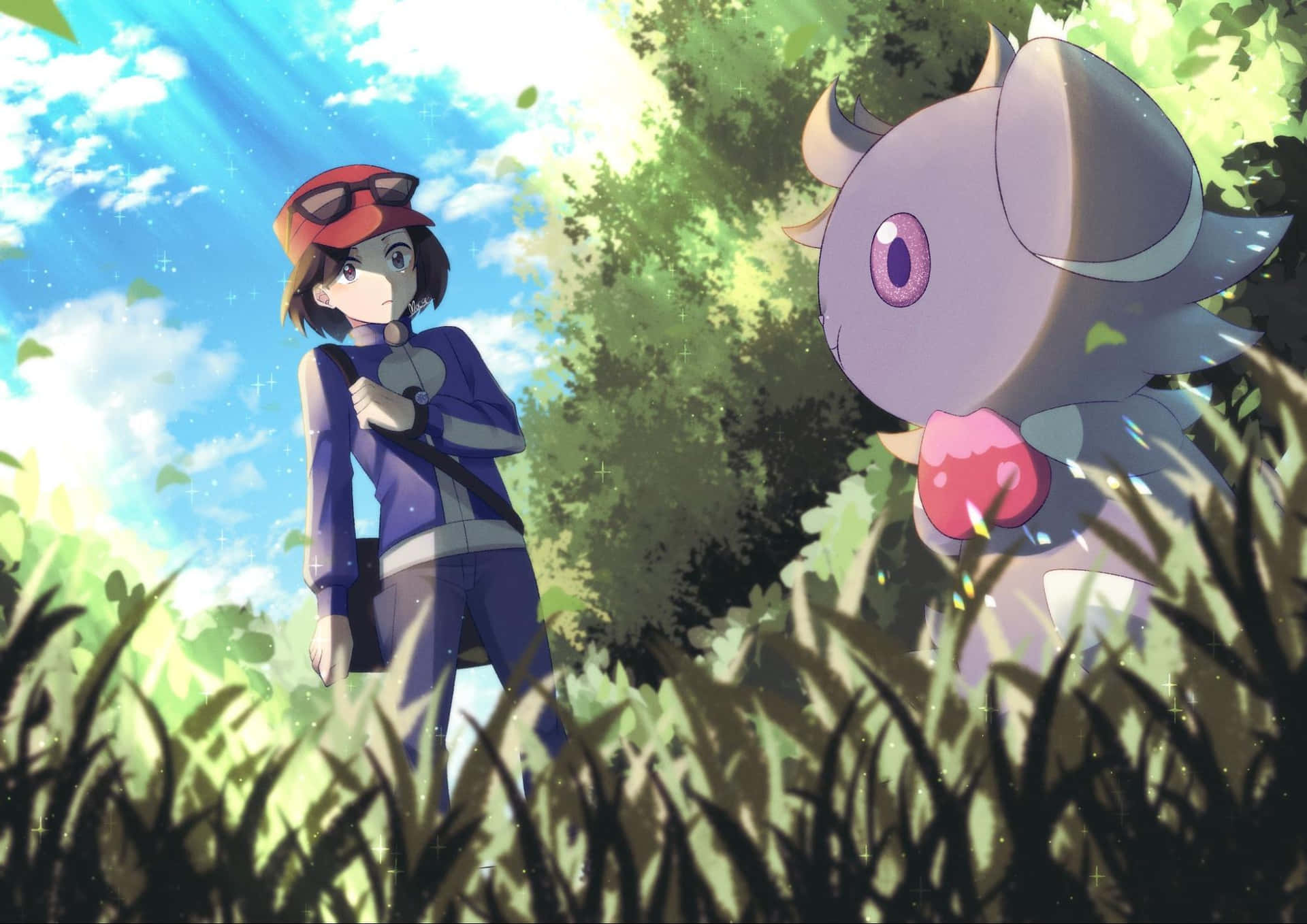 Calem And Espurr First Encounter Background