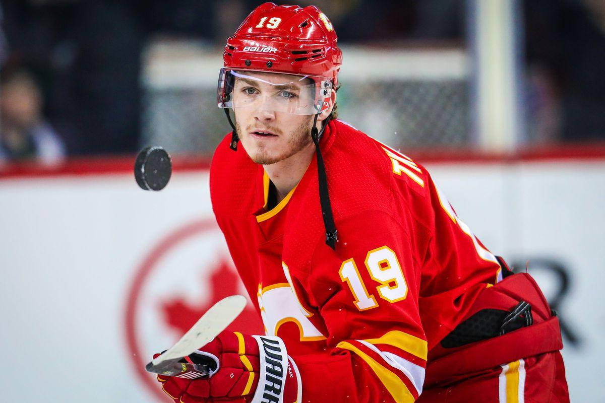 Calgary Flames Jersey Matthew Tkachuk Nhl Game Background