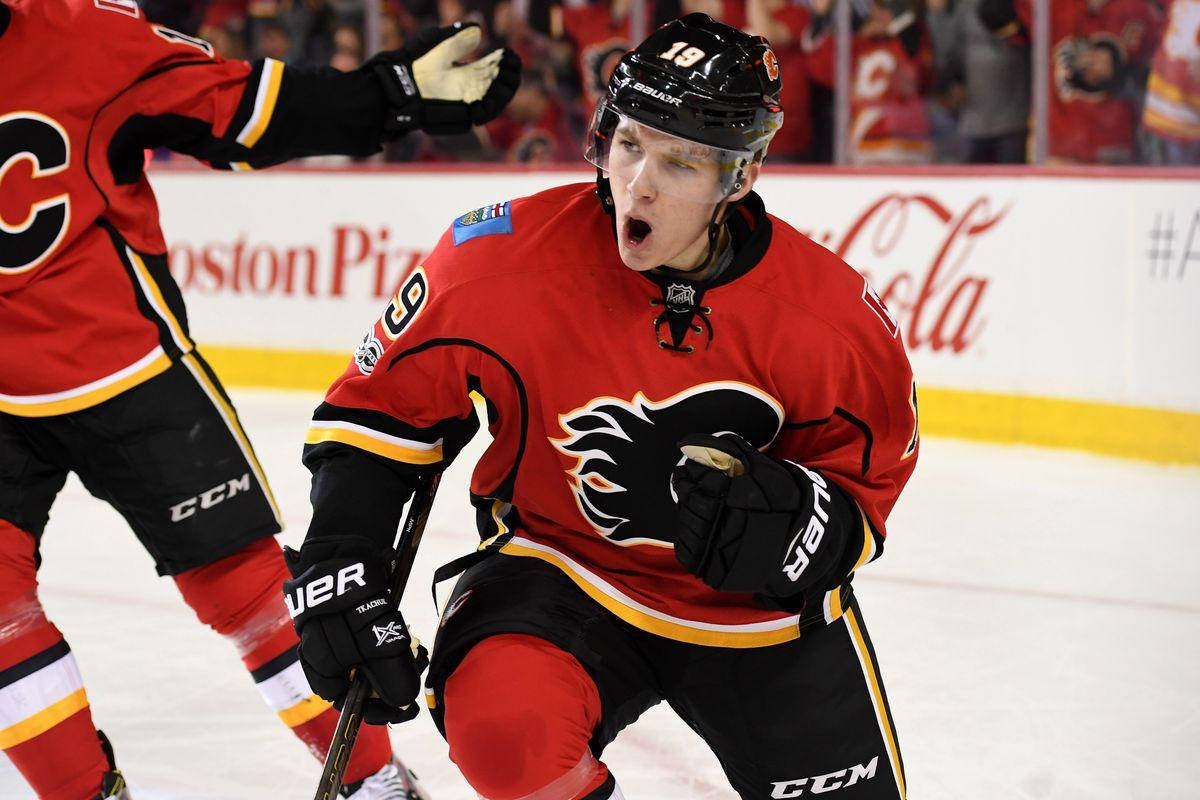 Calgary Flames Matthew Tkachuk In Awe