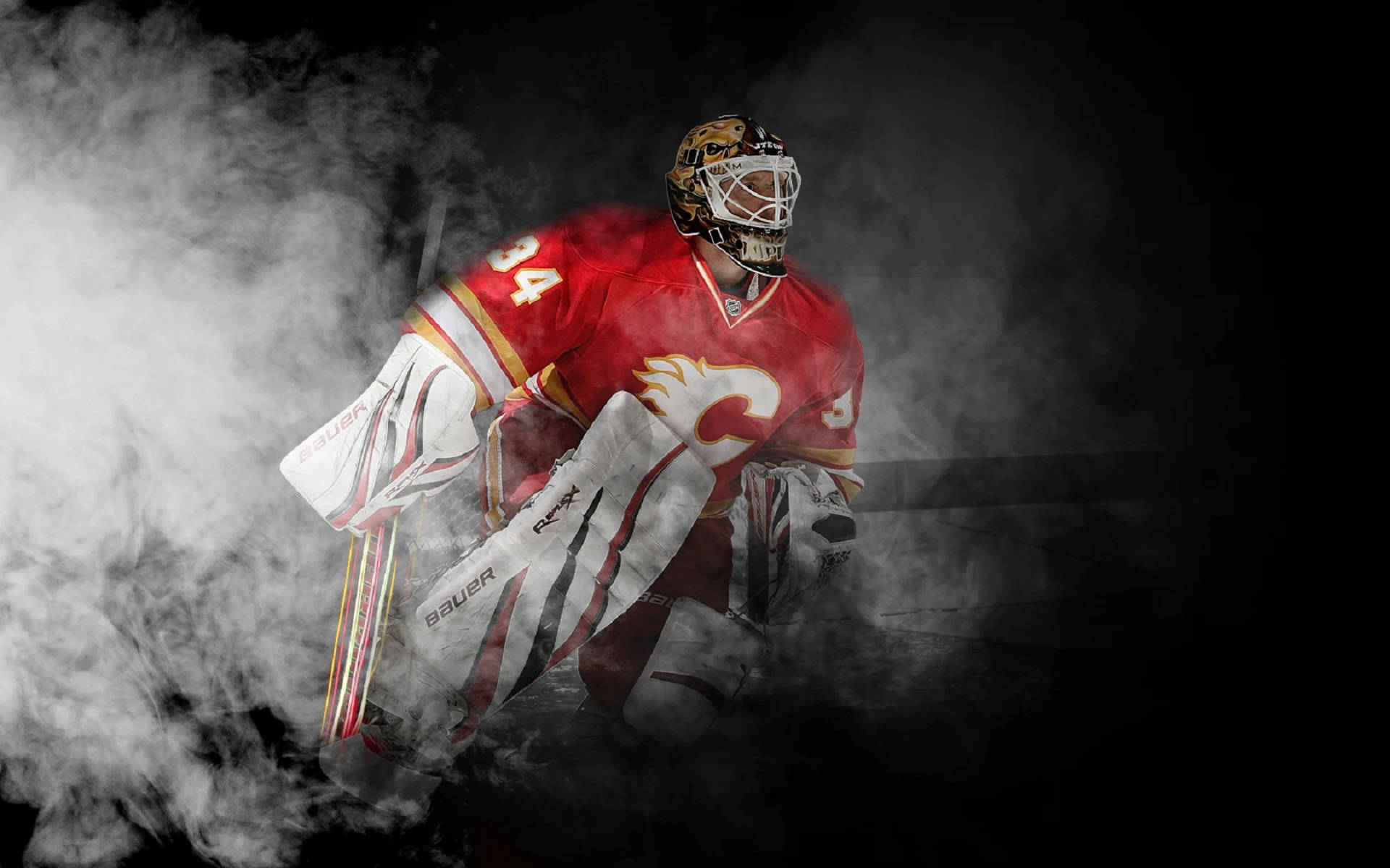 Calgary Flames No.34 Jarome Iginla Background