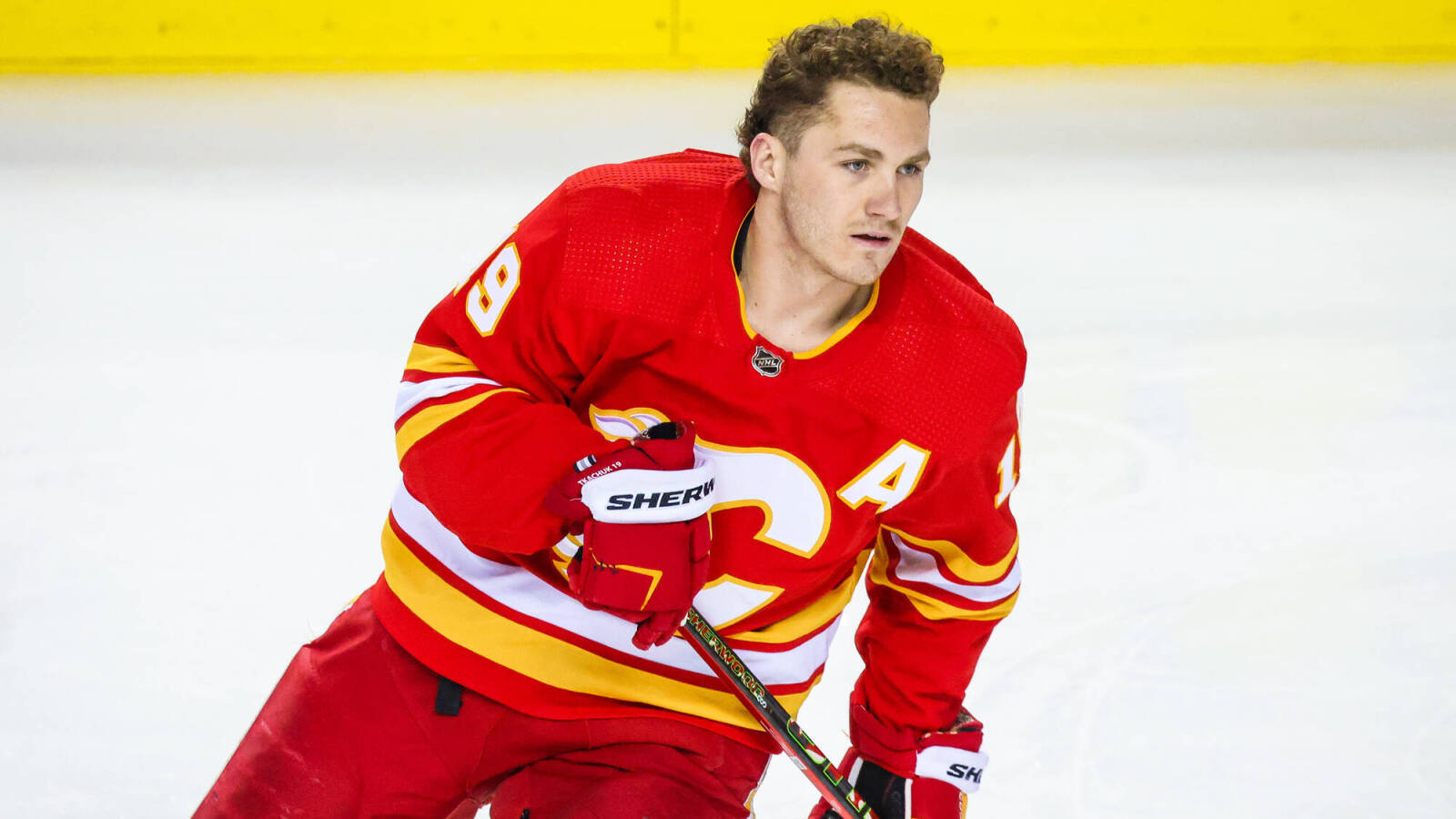 Calgary Flames Opening Night Matthew Tkachuk Background