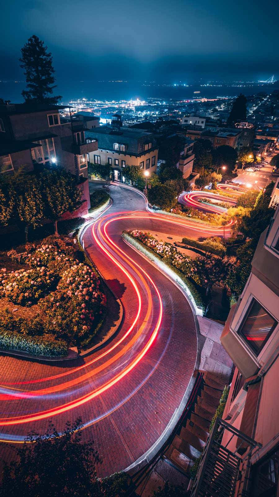 California Lombard Street Iphone Background