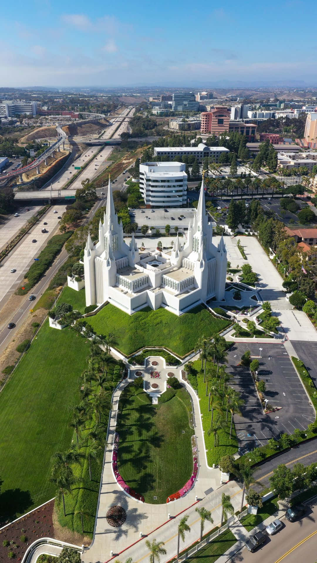 California Temple In San Diego Iphone