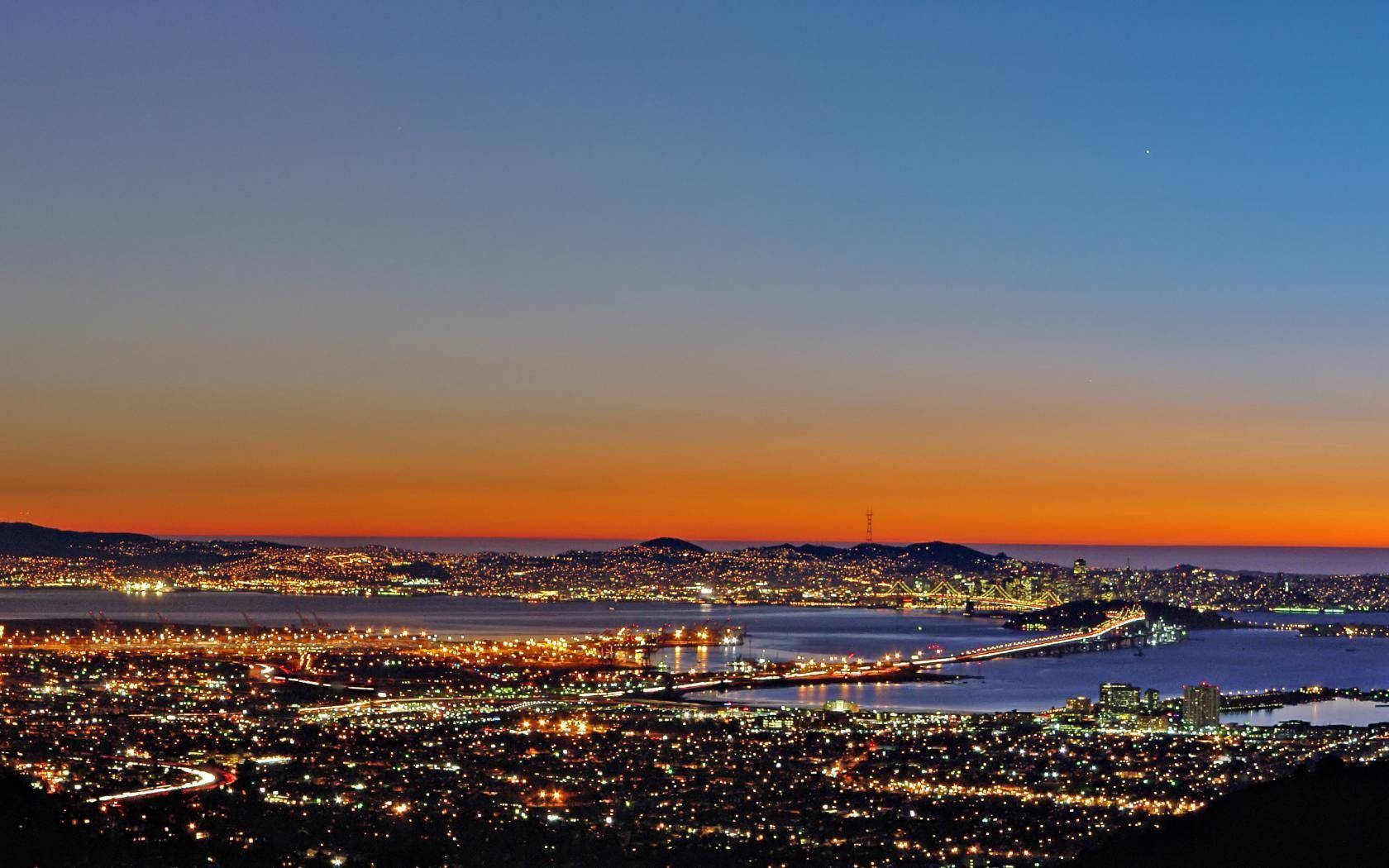 California Usa Aerial Shot Background