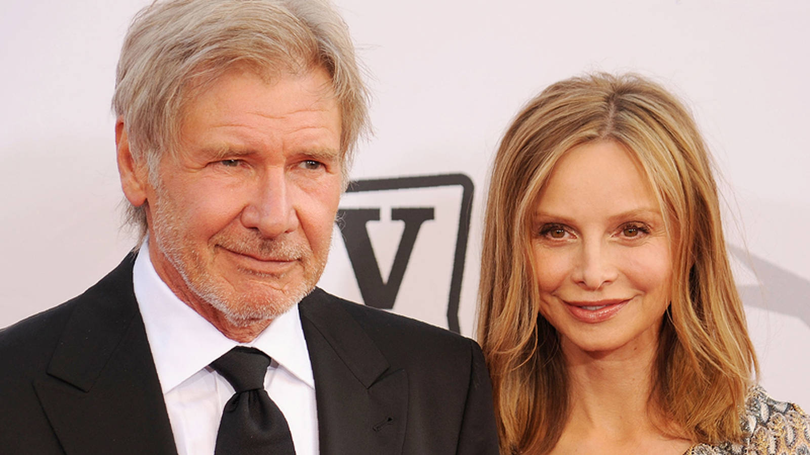 Calista Flockhart Co-celebrating With Harrison Ford At Lifetime Achievement Award-event Background