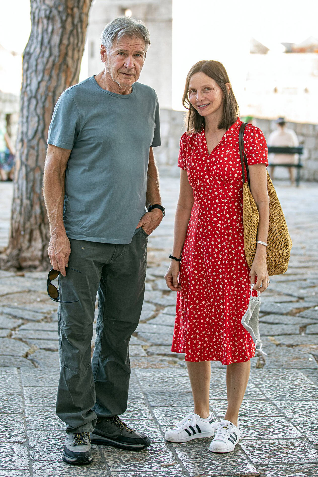 Calista Flockhart Harrison Ford Couple Outing Background