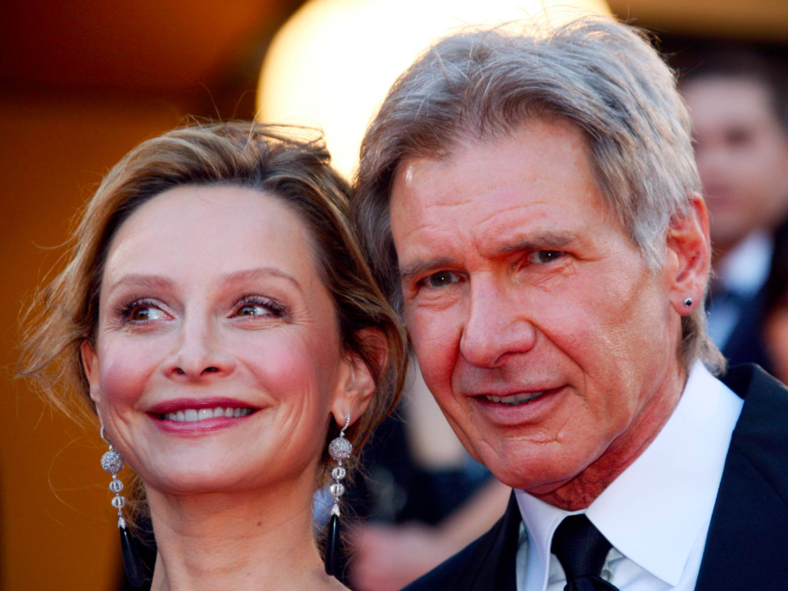 Calista Flockhart Harrison Ford Indiana Jones Premiere Background