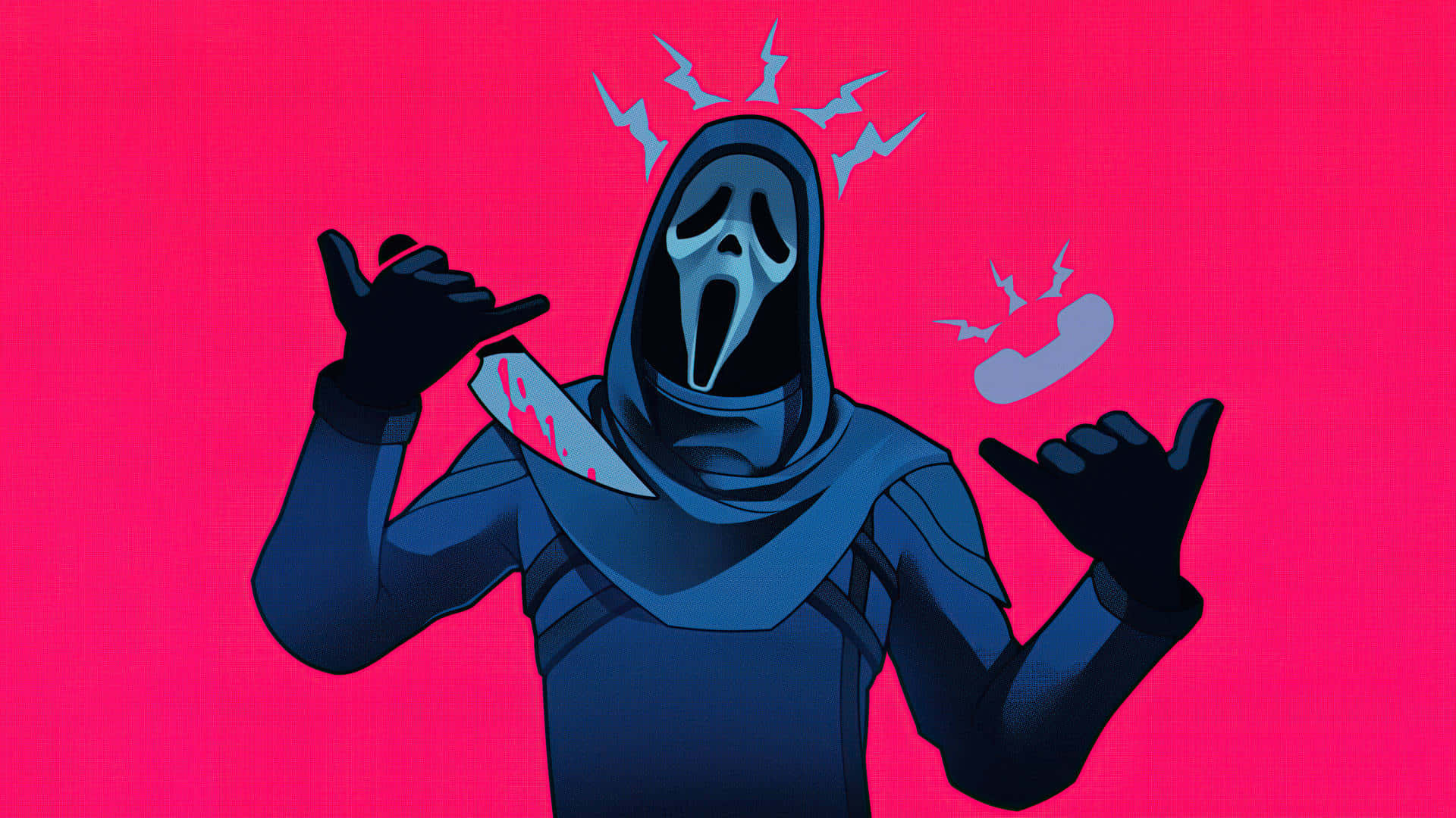 Call Me Ghost Face Pfp Background