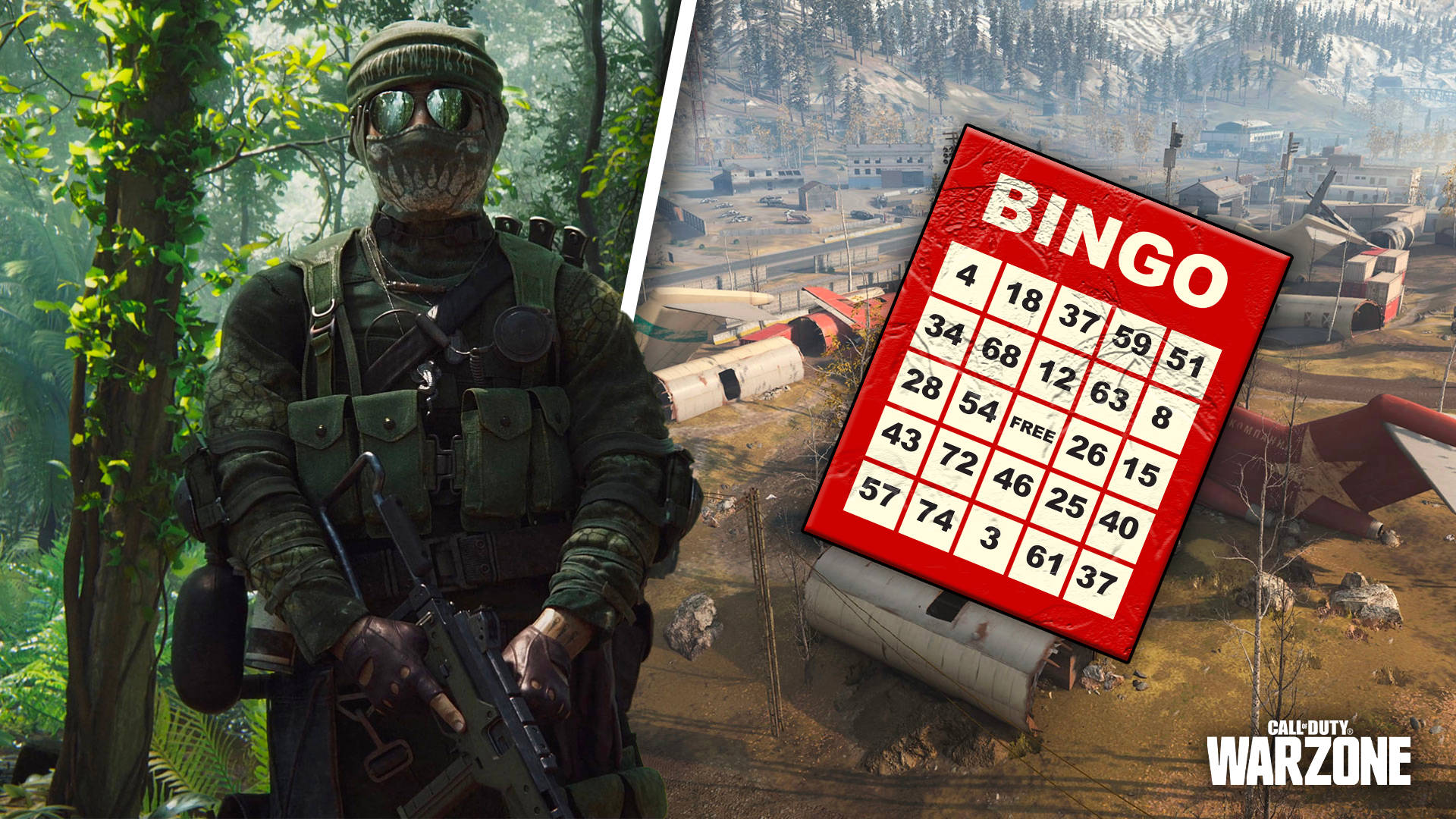 Call Of Duty Bingo Card Background