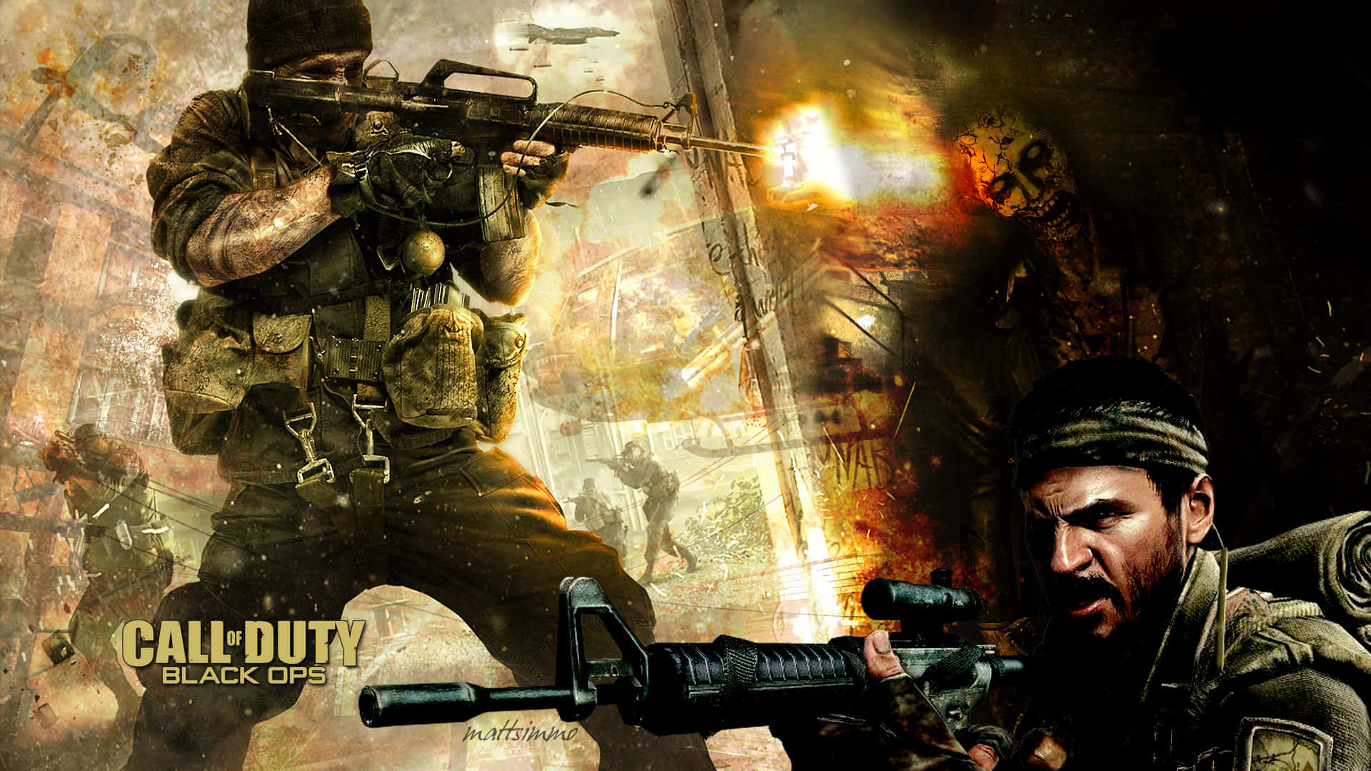 Call Of Duty Black Ops 1 Soldiers Background