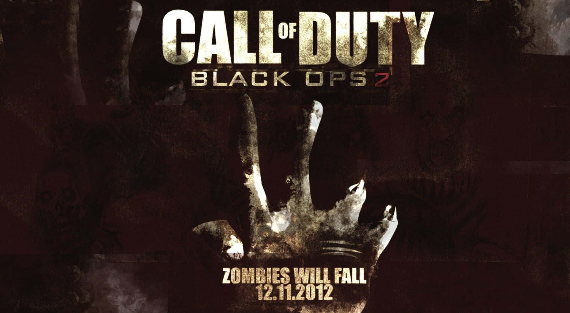 Call Of Duty Black Ops 2 Game Poster Background
