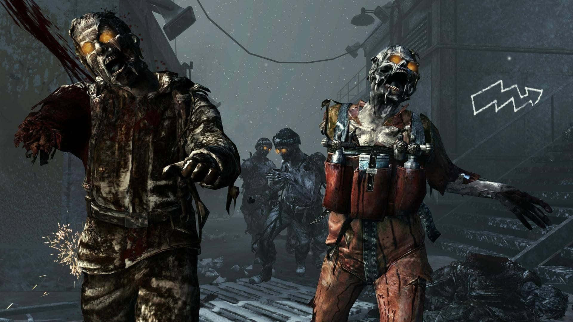 Call Of Duty Black Ops 2 Zombie Villains Background