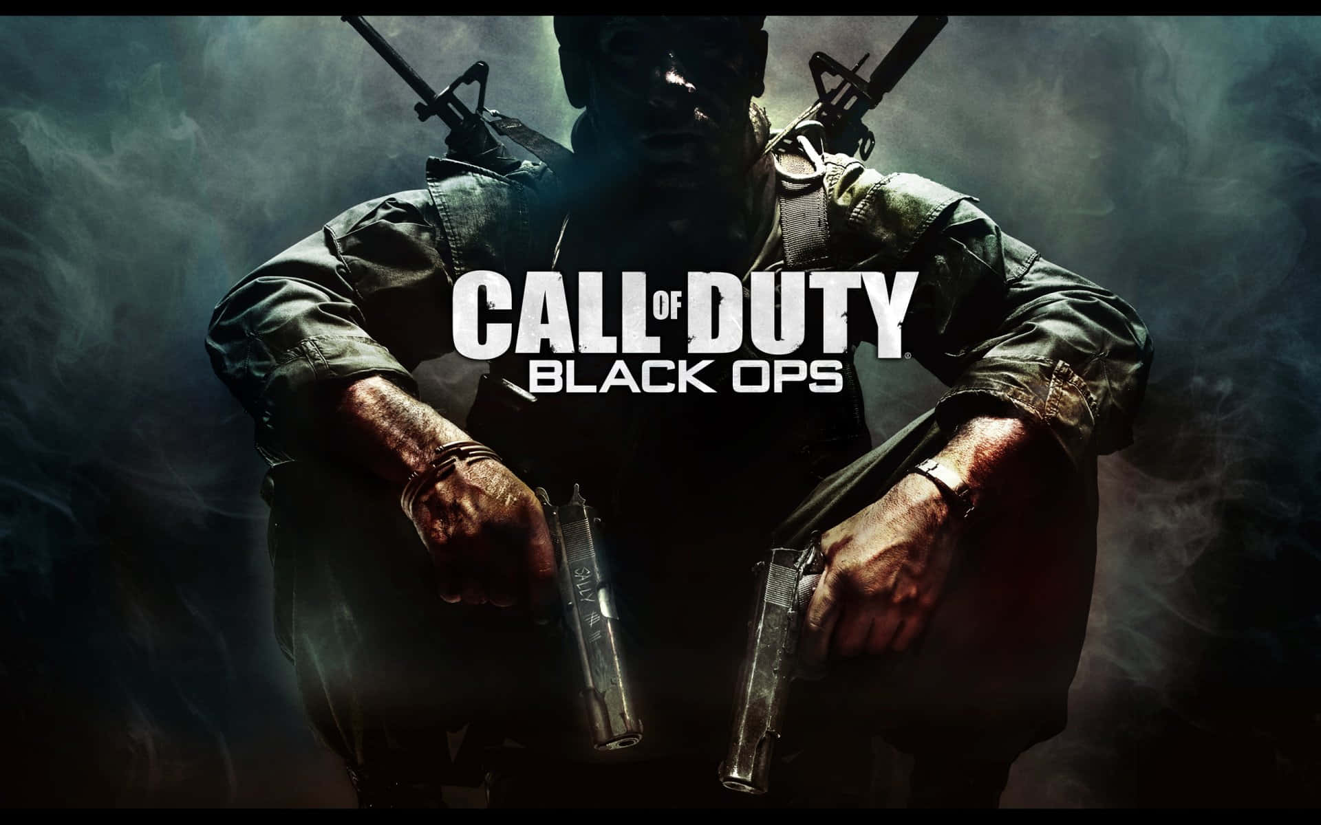 Call Of Duty Black Ops Dark Poster Background