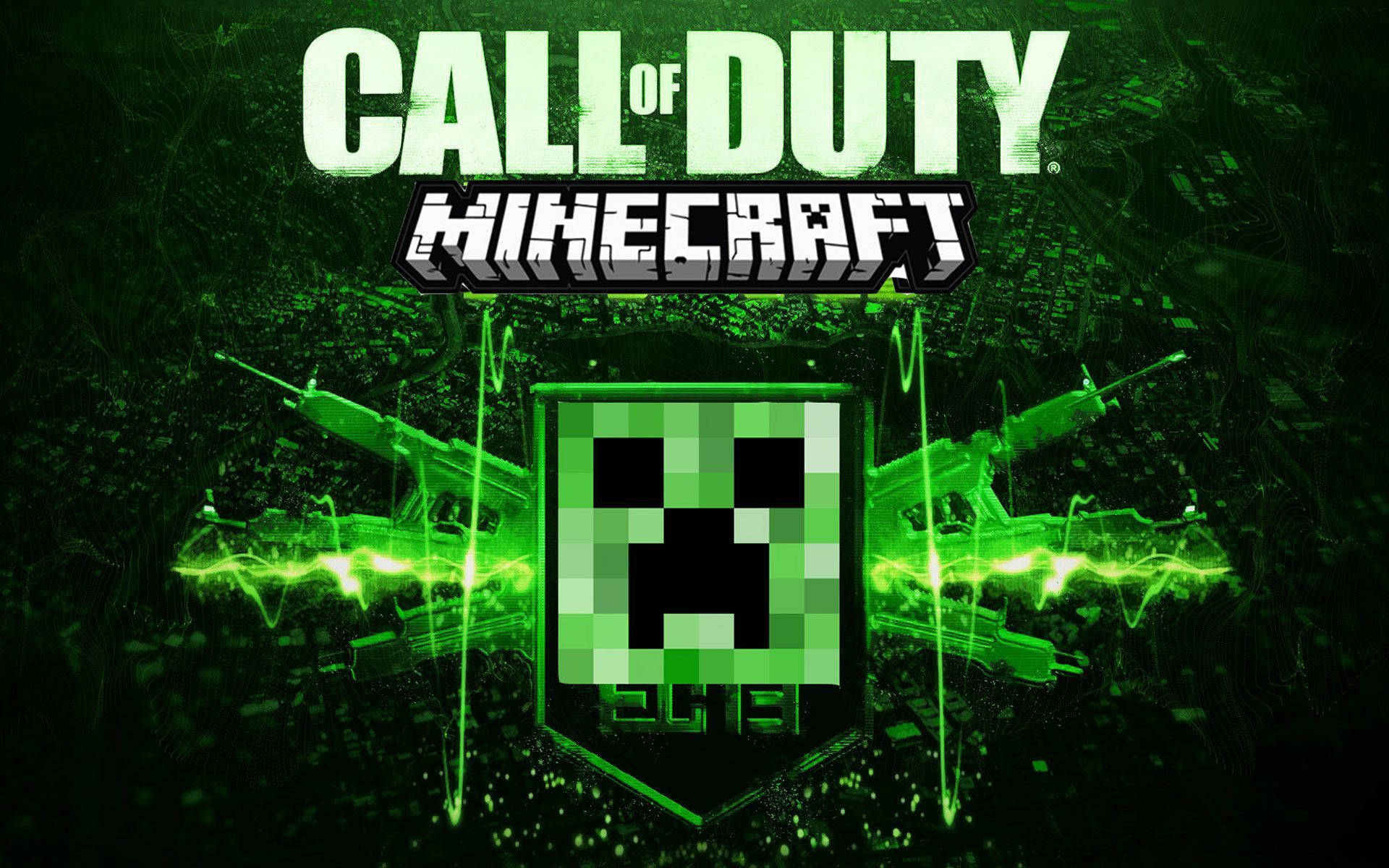 Call Of Duty Minecraft Meme Background