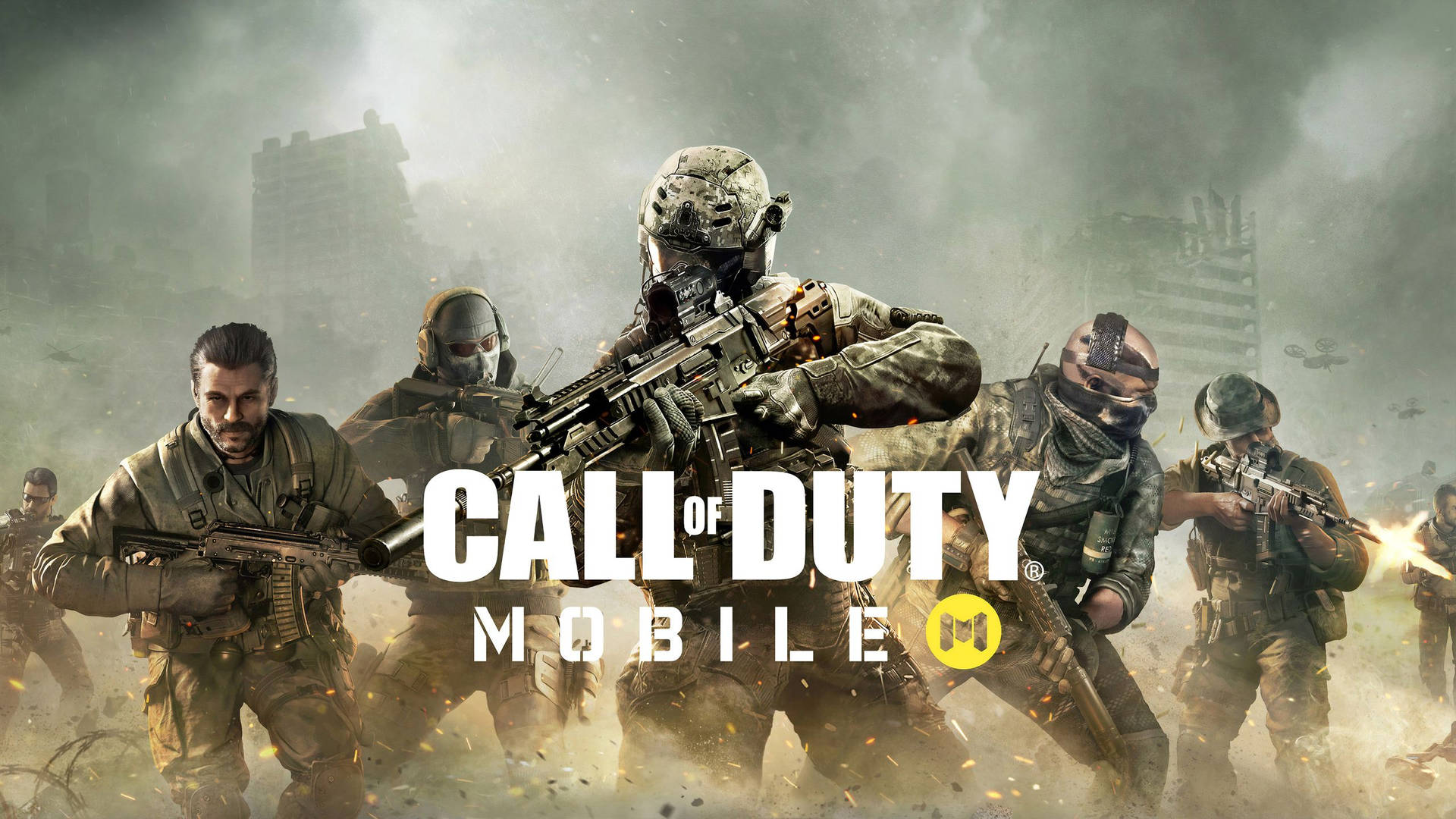 Call Of Duty Mobile Logo Battlefield Background