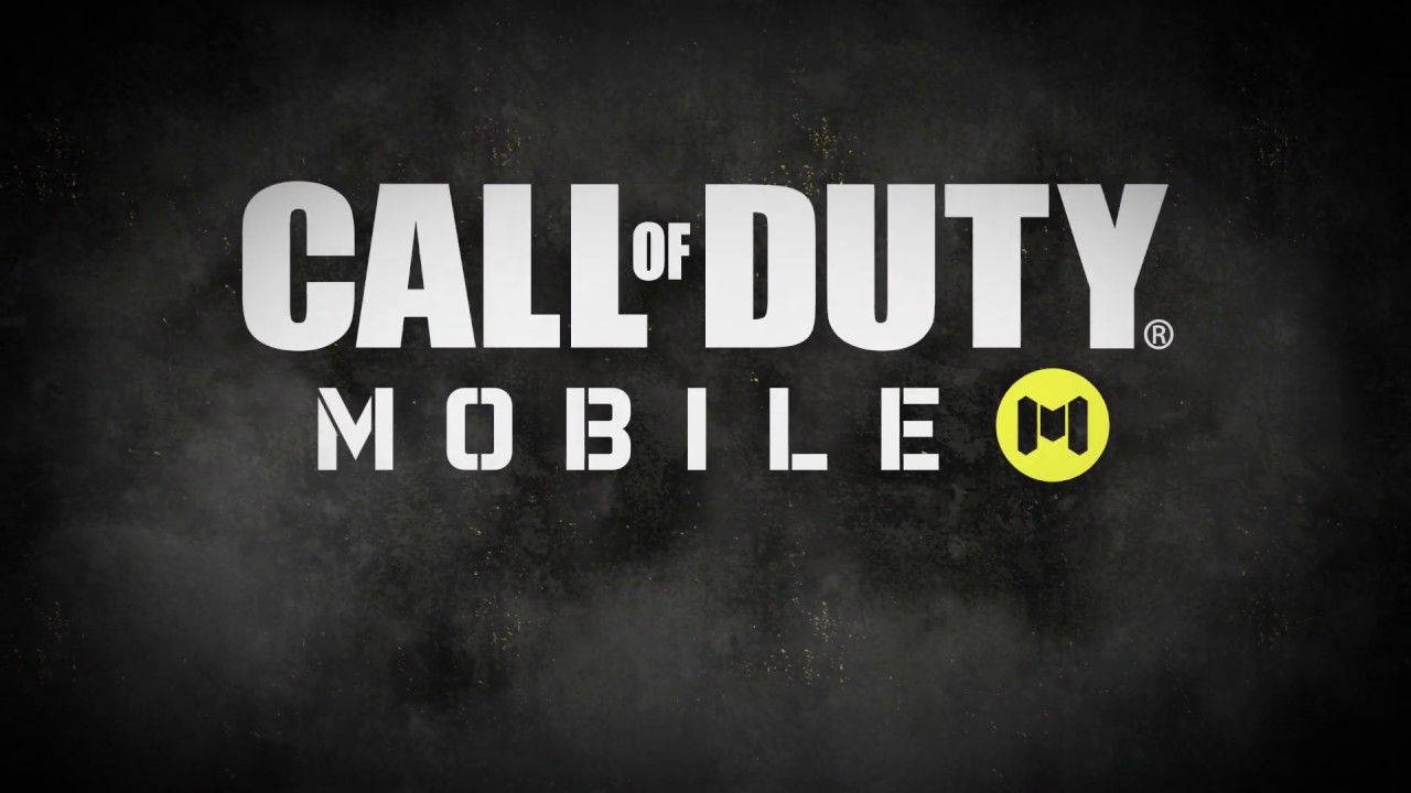 Call Of Duty Mobile Logo Black Background Background