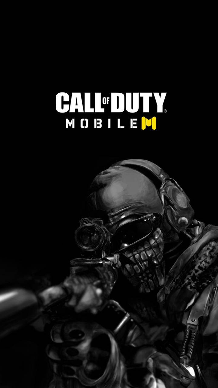 Call Of Duty Mobile Logo Ghost Focus Background