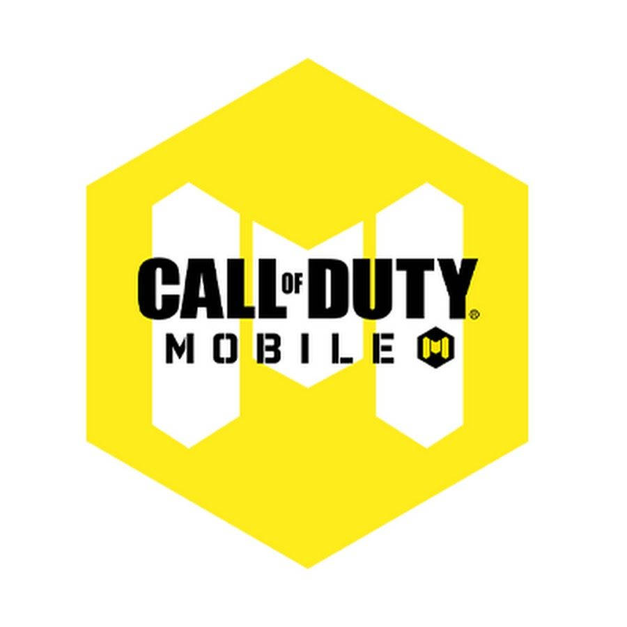 Call Of Duty Mobile White And Yellow Logo Background