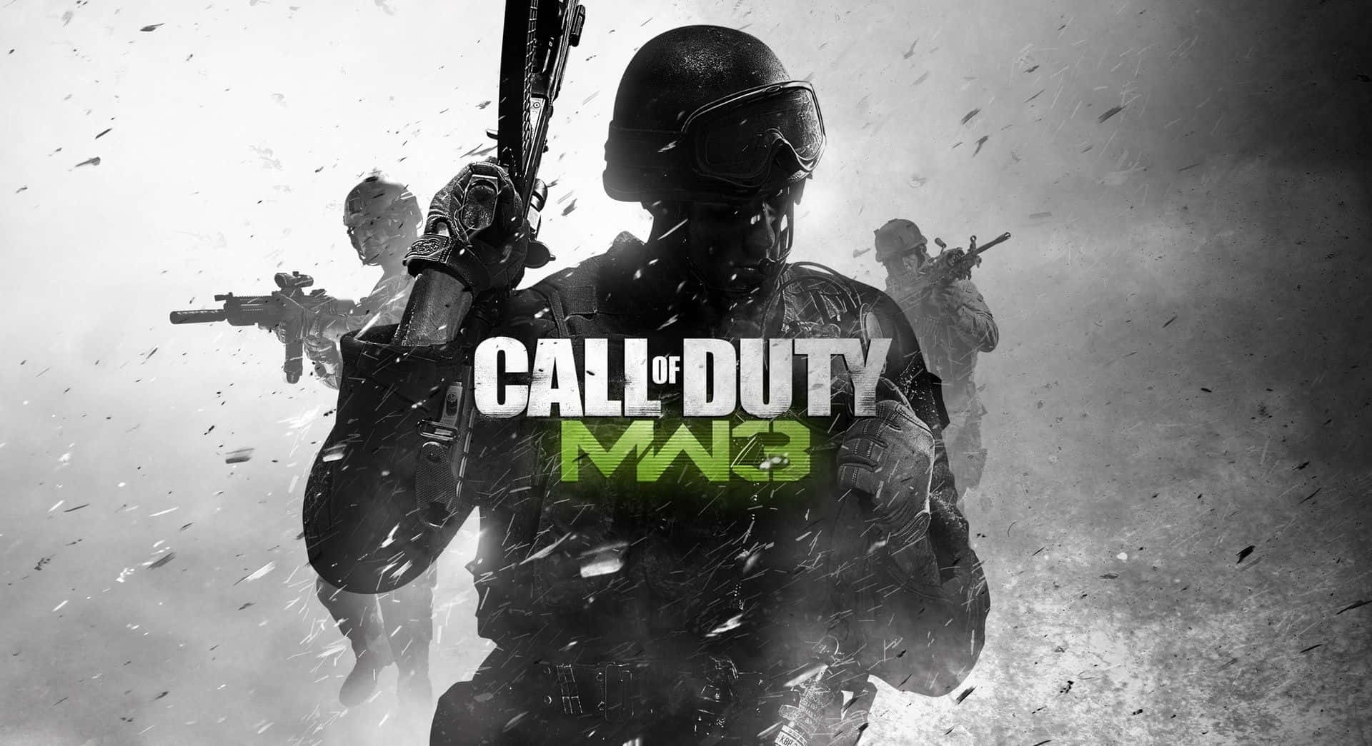 Call Of Duty Modern Warfare 3 Solders In Action Background