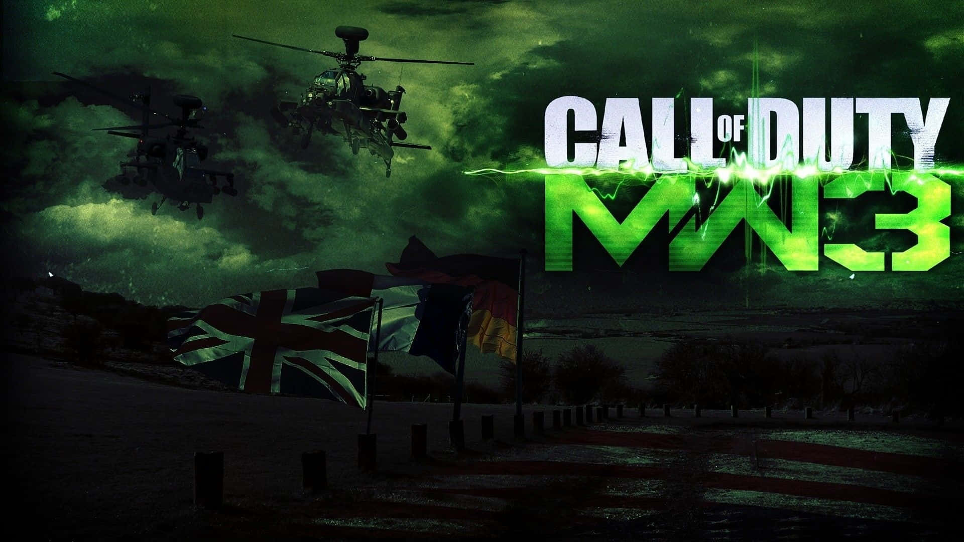 Call Of Duty Modern Warfare 3 United Kingdom Flag Background
