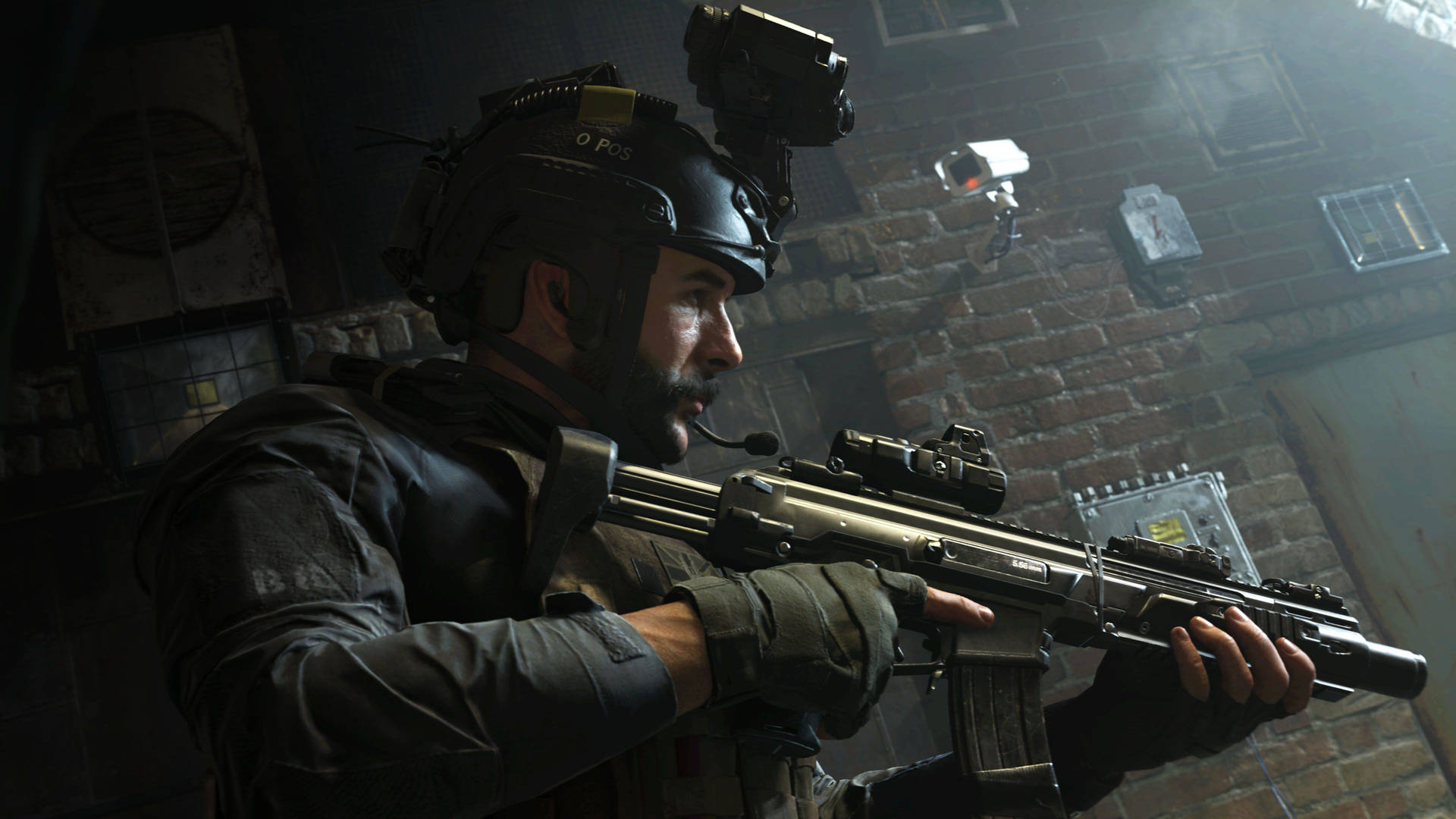 Call Of Duty Modern Warfare Alex's Side View Background