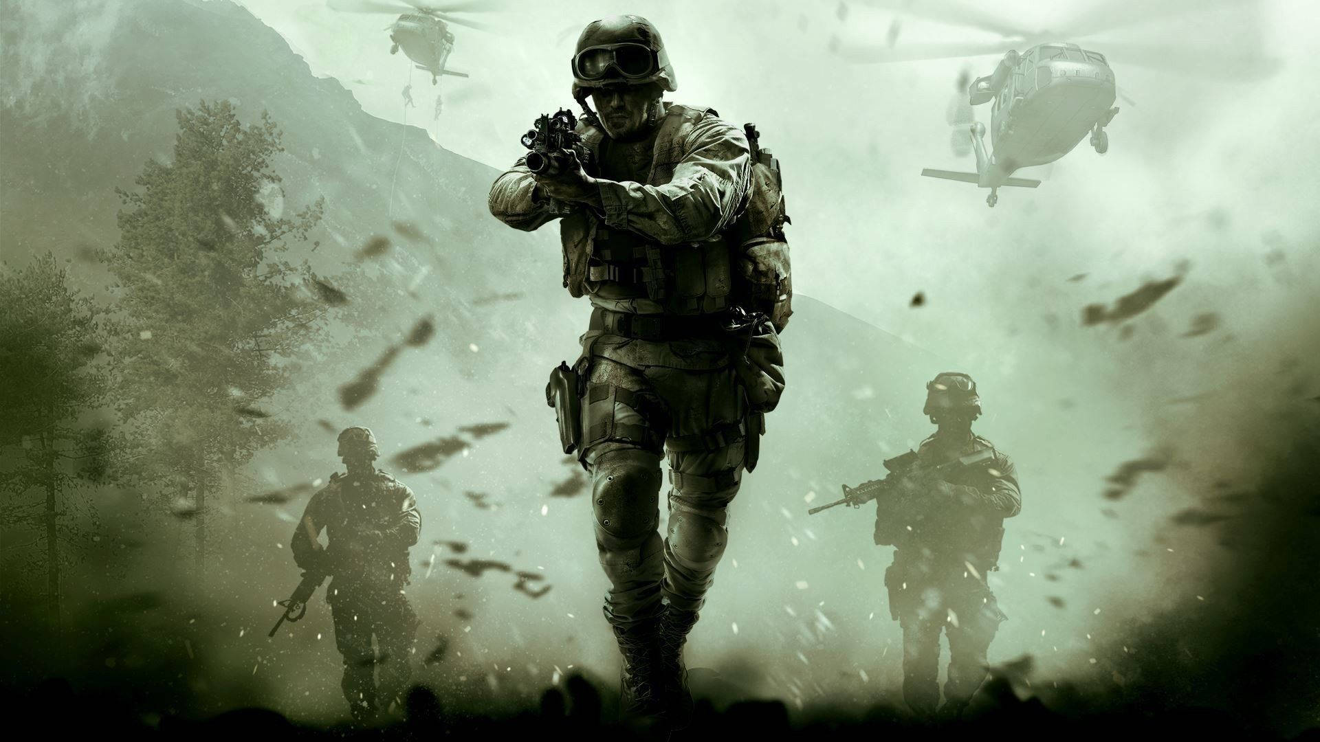 Call Of Duty: Modern Warfare Battle Background