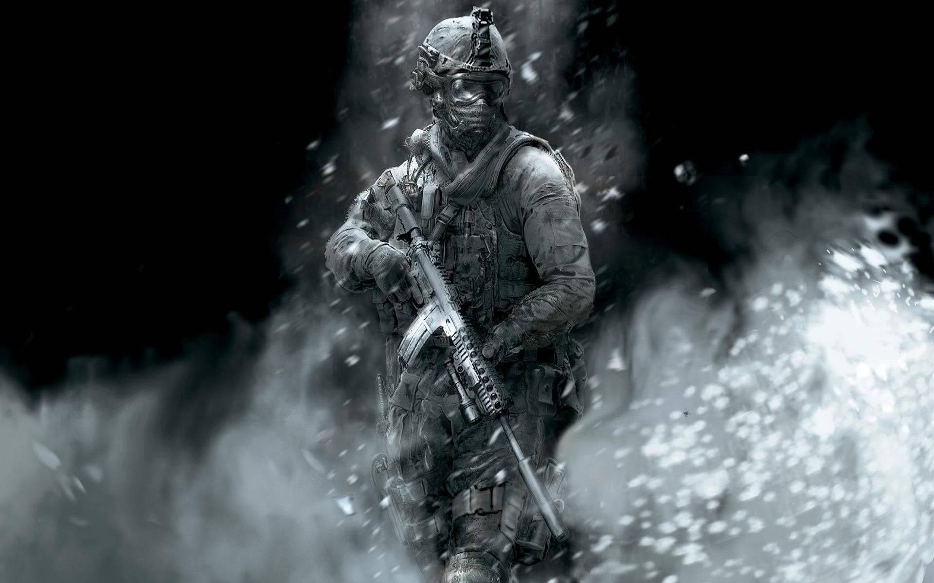 Call Of Duty Modern Warfare Dark Poster Background