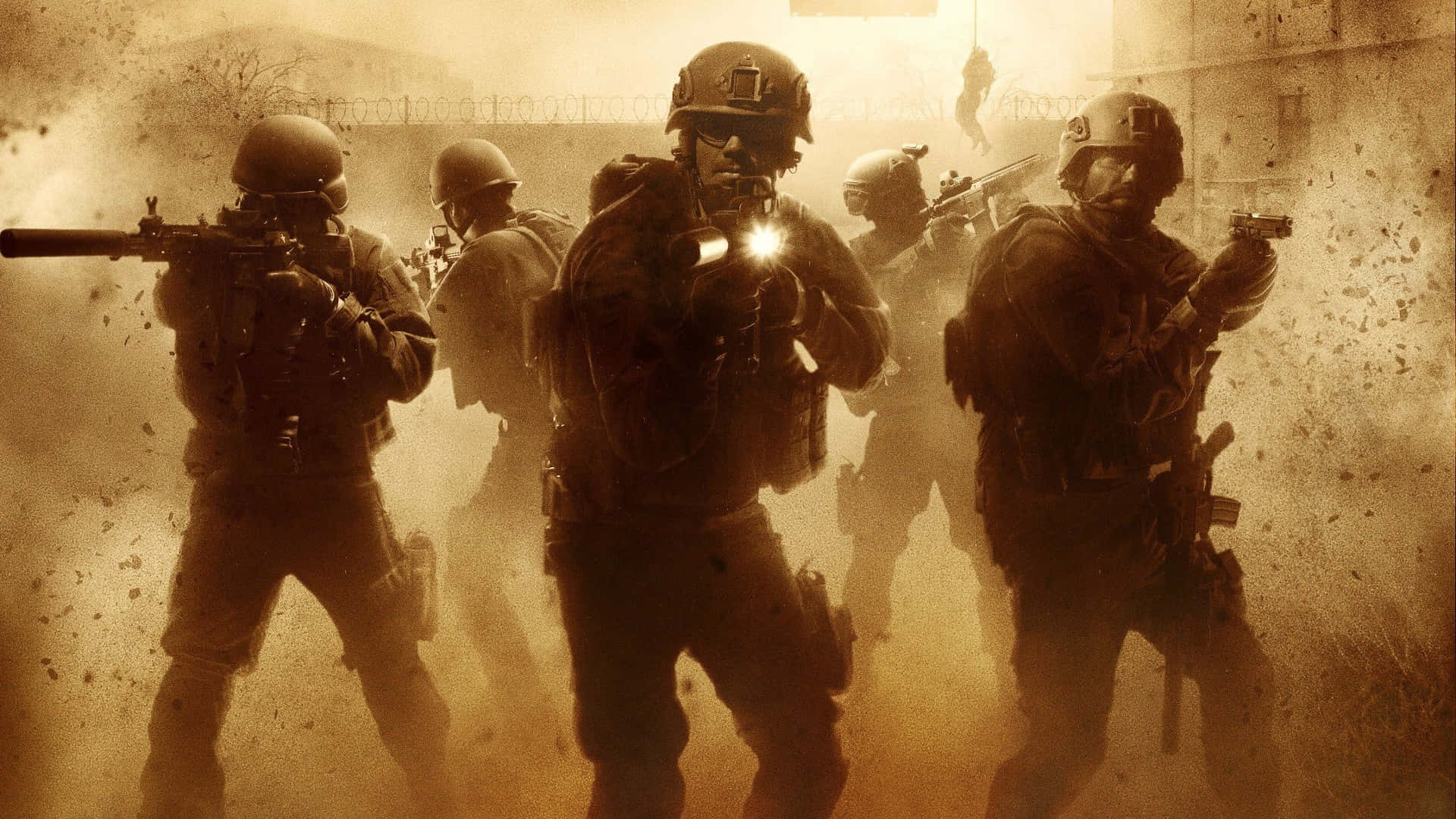 Call Of Duty: Modern Warfare - Enter A Digital War Zone Background