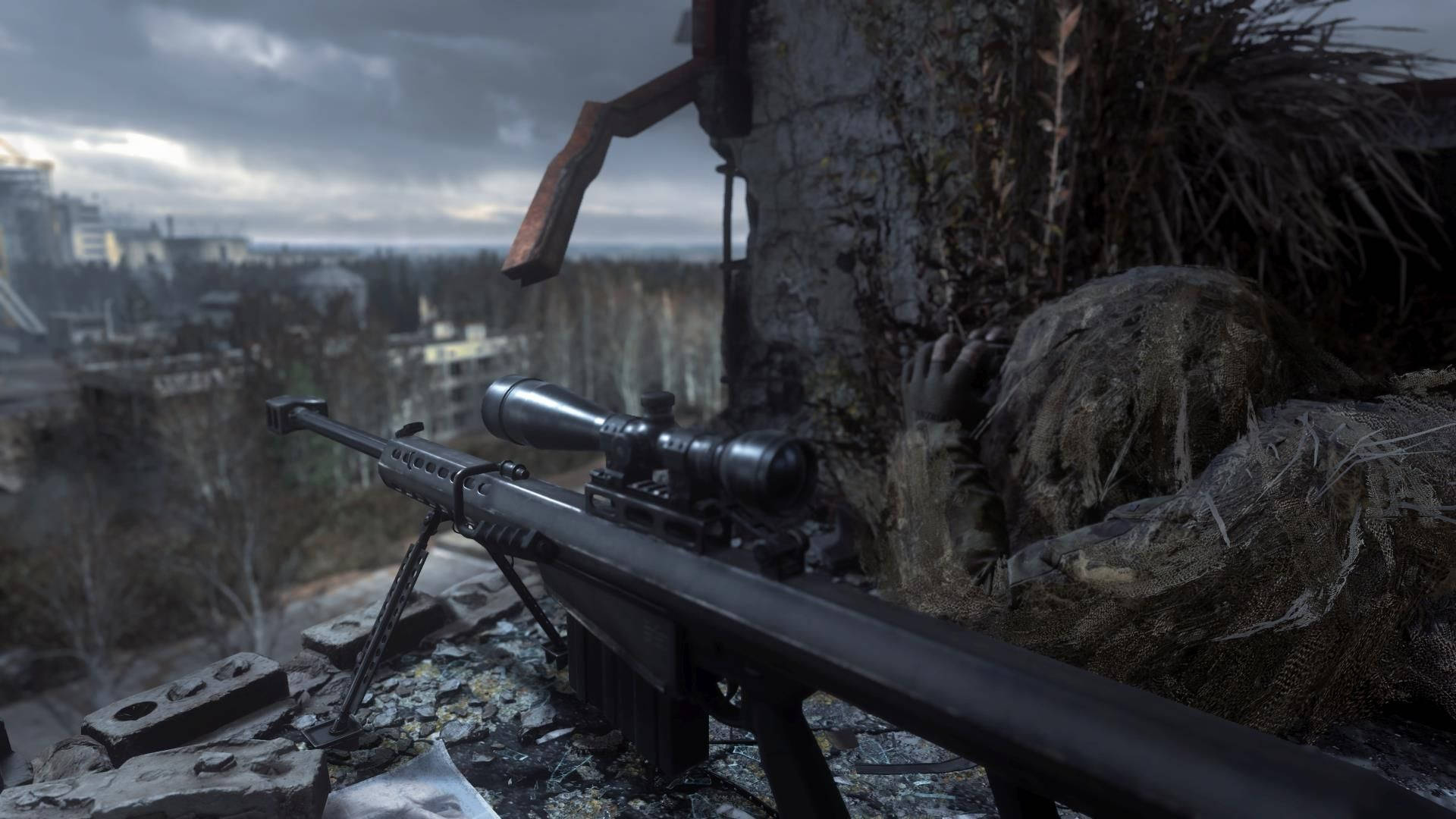 Call Of Duty Modern Warfare Sniper Rifle Background
